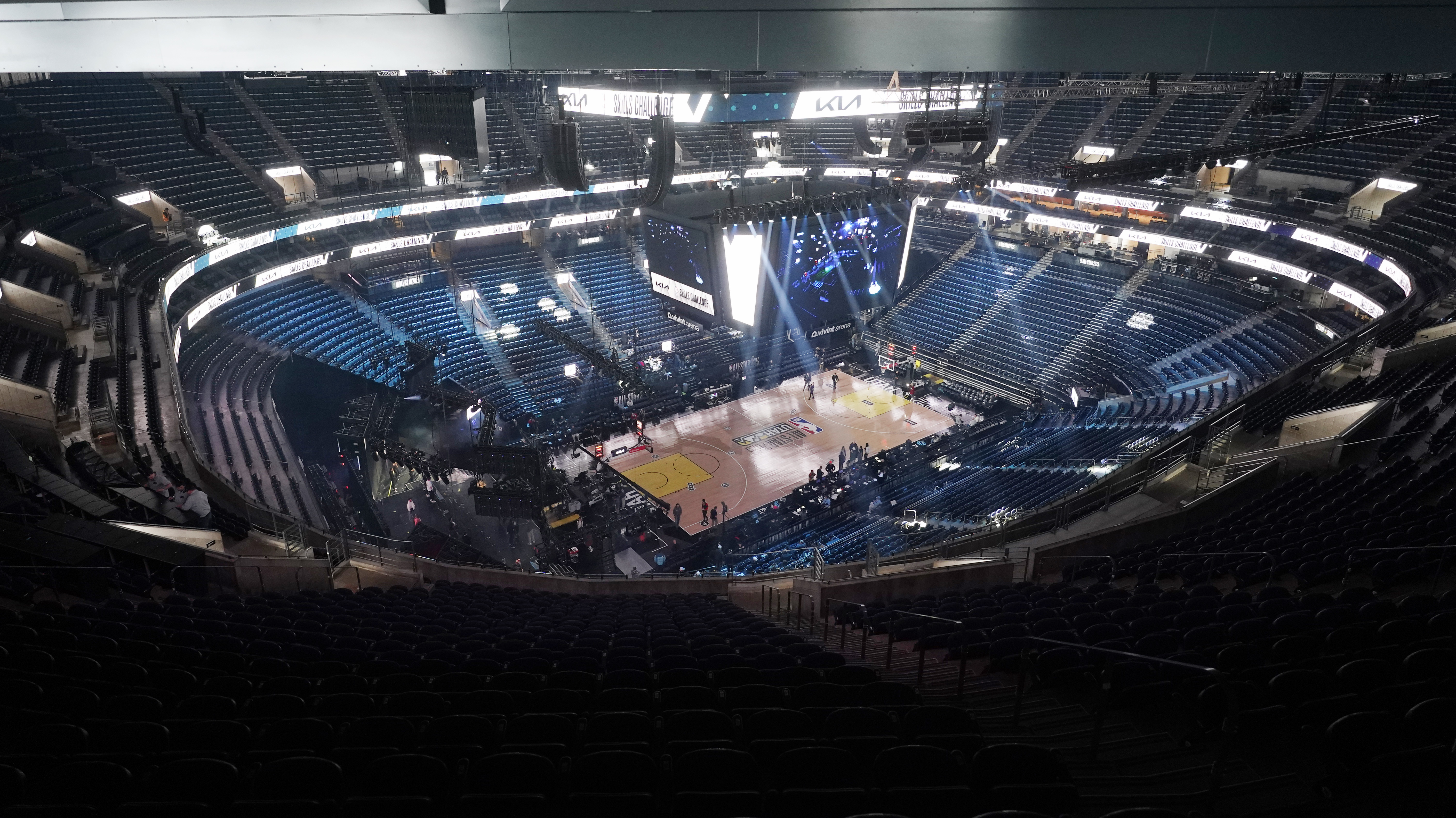 GALLERY: Vivint Arena undergoing transformation for NBA All-Star