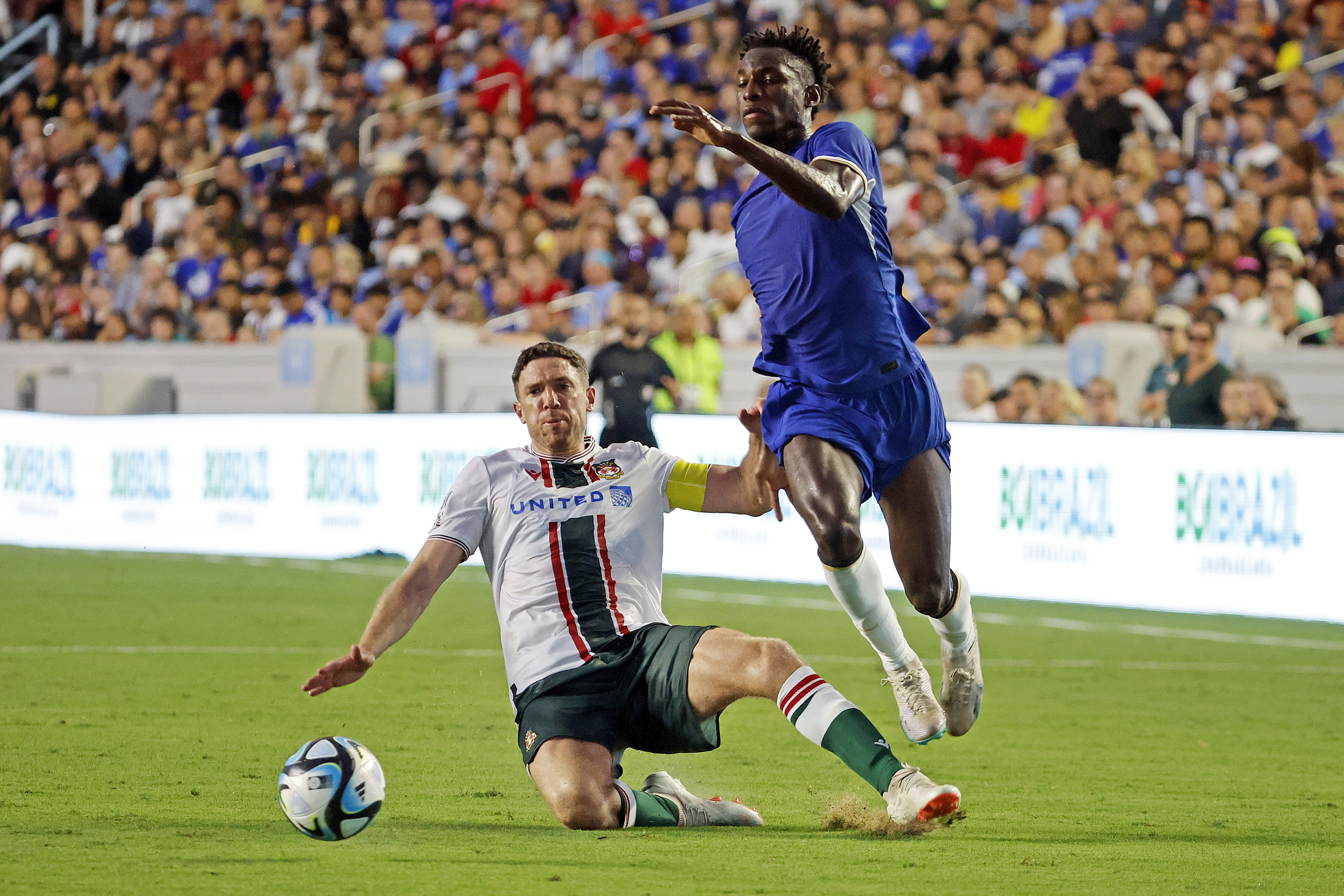 Wrexham opens US tour with 5-0 loss to Chelsea before 50,596 in Chapel  Hill, North Carolina