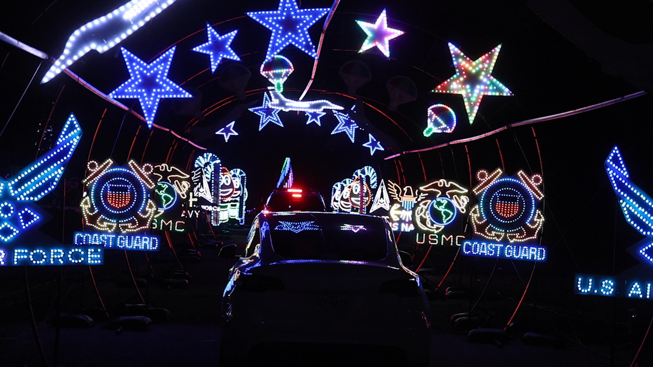 Drive through a mile of dancing Christmas lights at 'Lights Alive