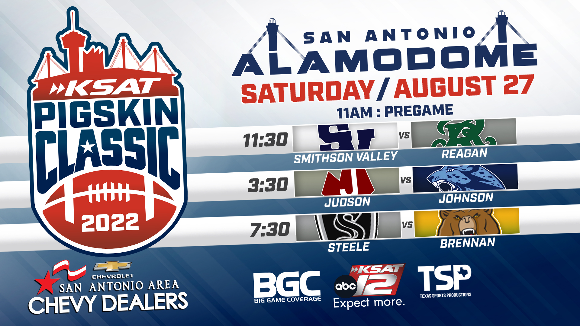 Steele Knights vs Brennan Bears square off in Game 3 of KSAT Pigskin Classic