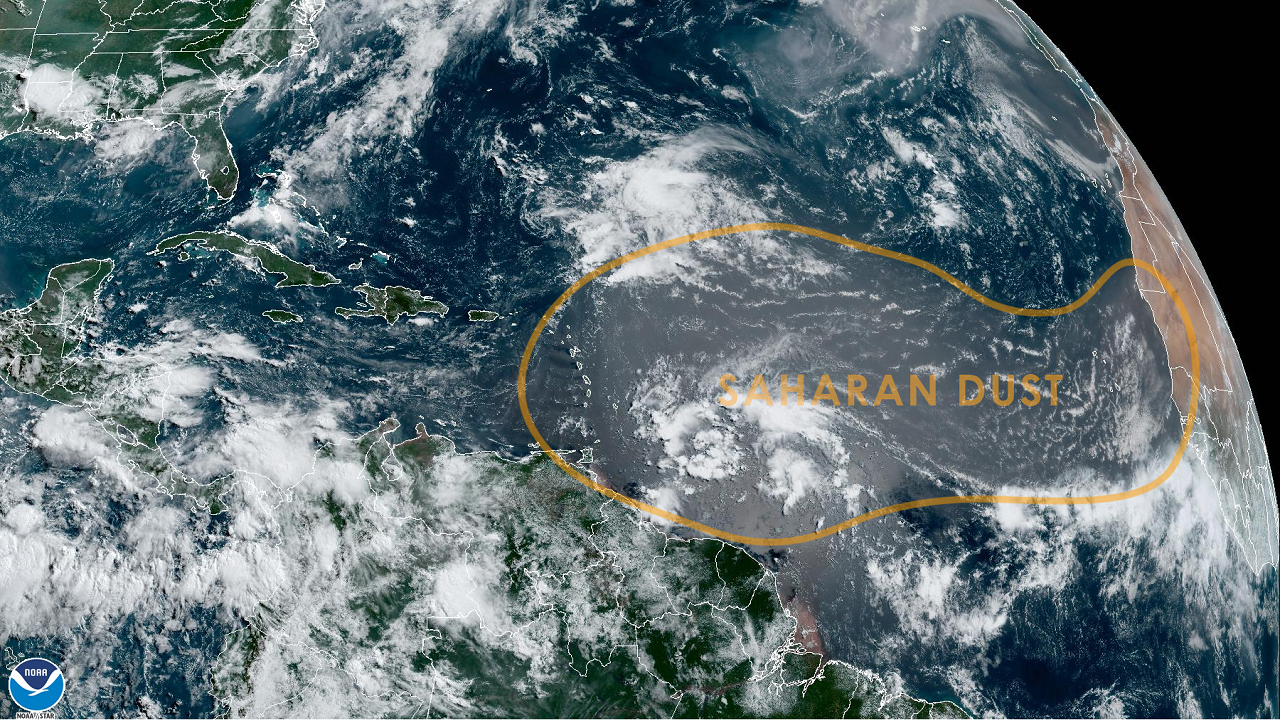 Atlantic Tropical Satellite