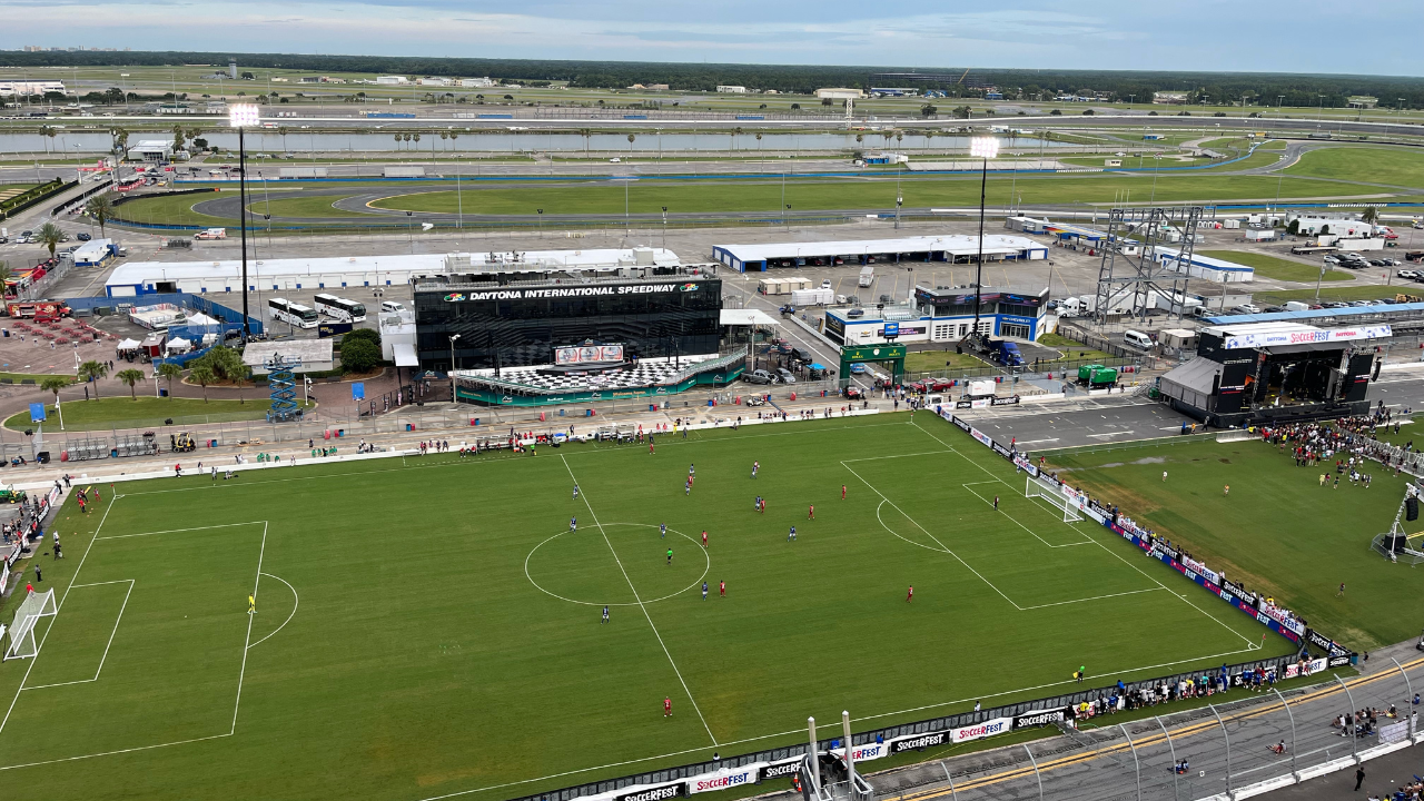 Jacksonville Jaguars exploring Daytona International Speedway as