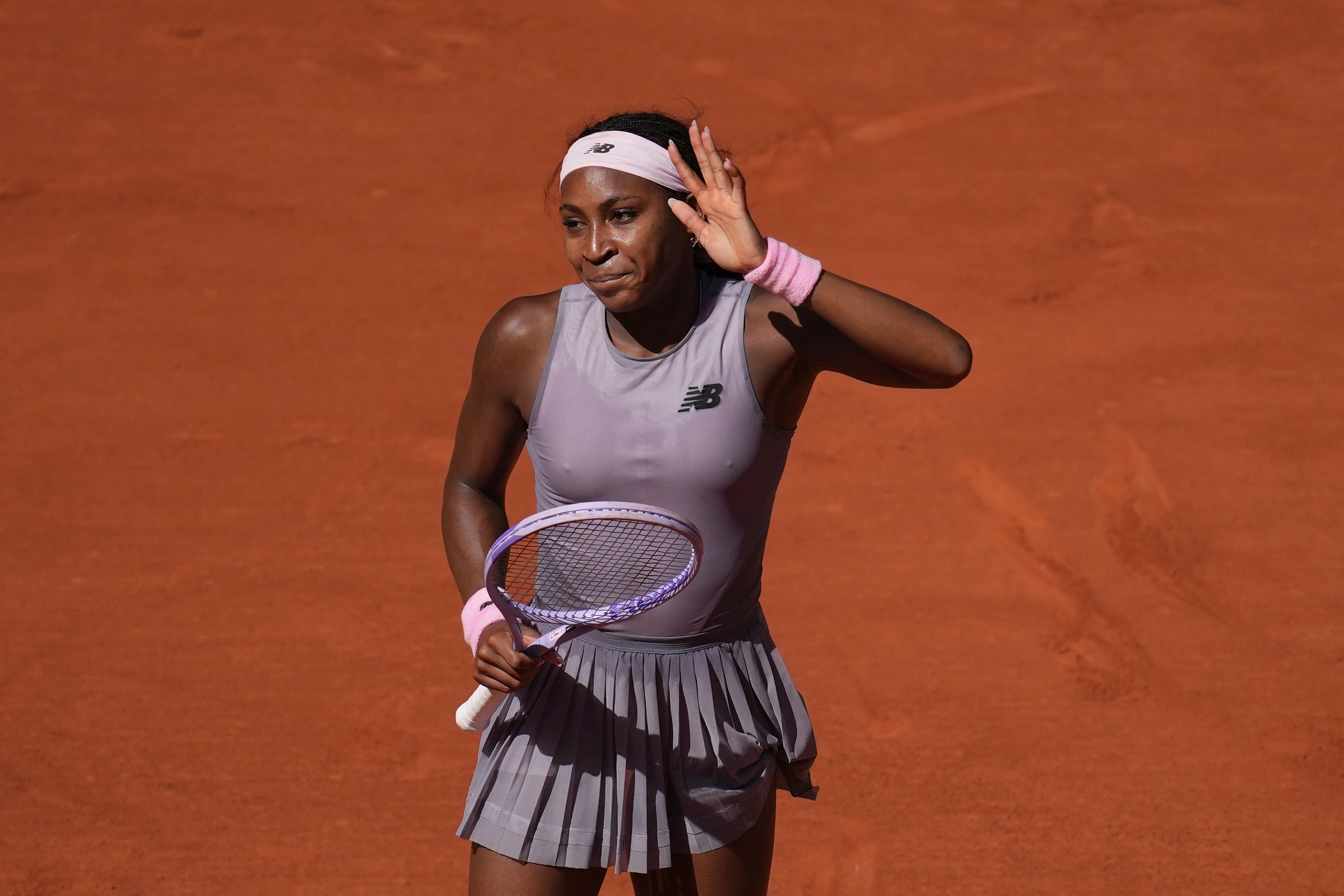 Coco Gauff involved in 'mini car accident' on her way to French