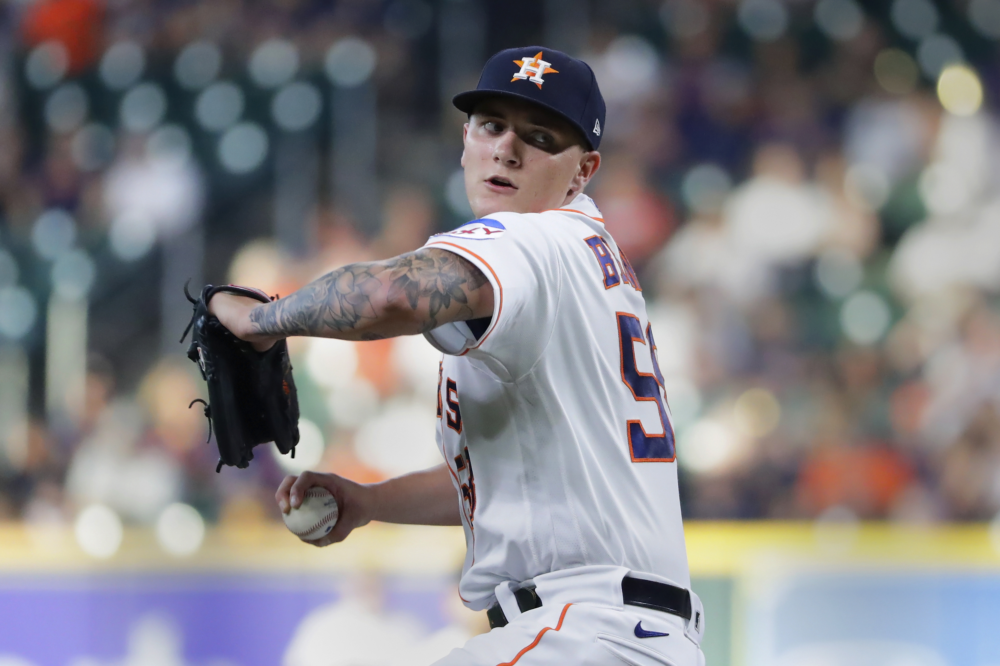 Houston Astros' Hunter Brown looks right at home in MLB debut
