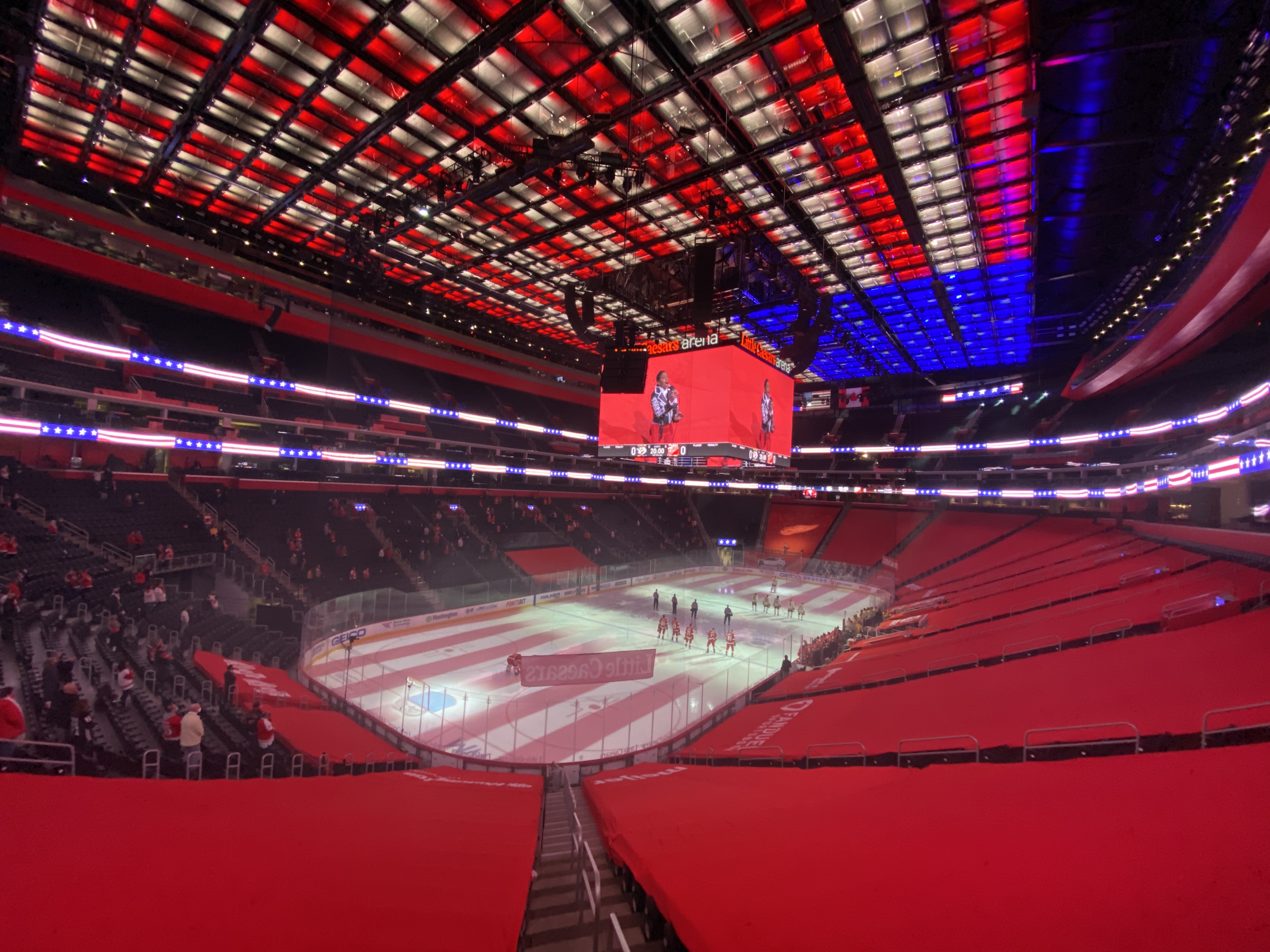 Little Caesars Arena Seating Chart For Red Wings Elcho Table