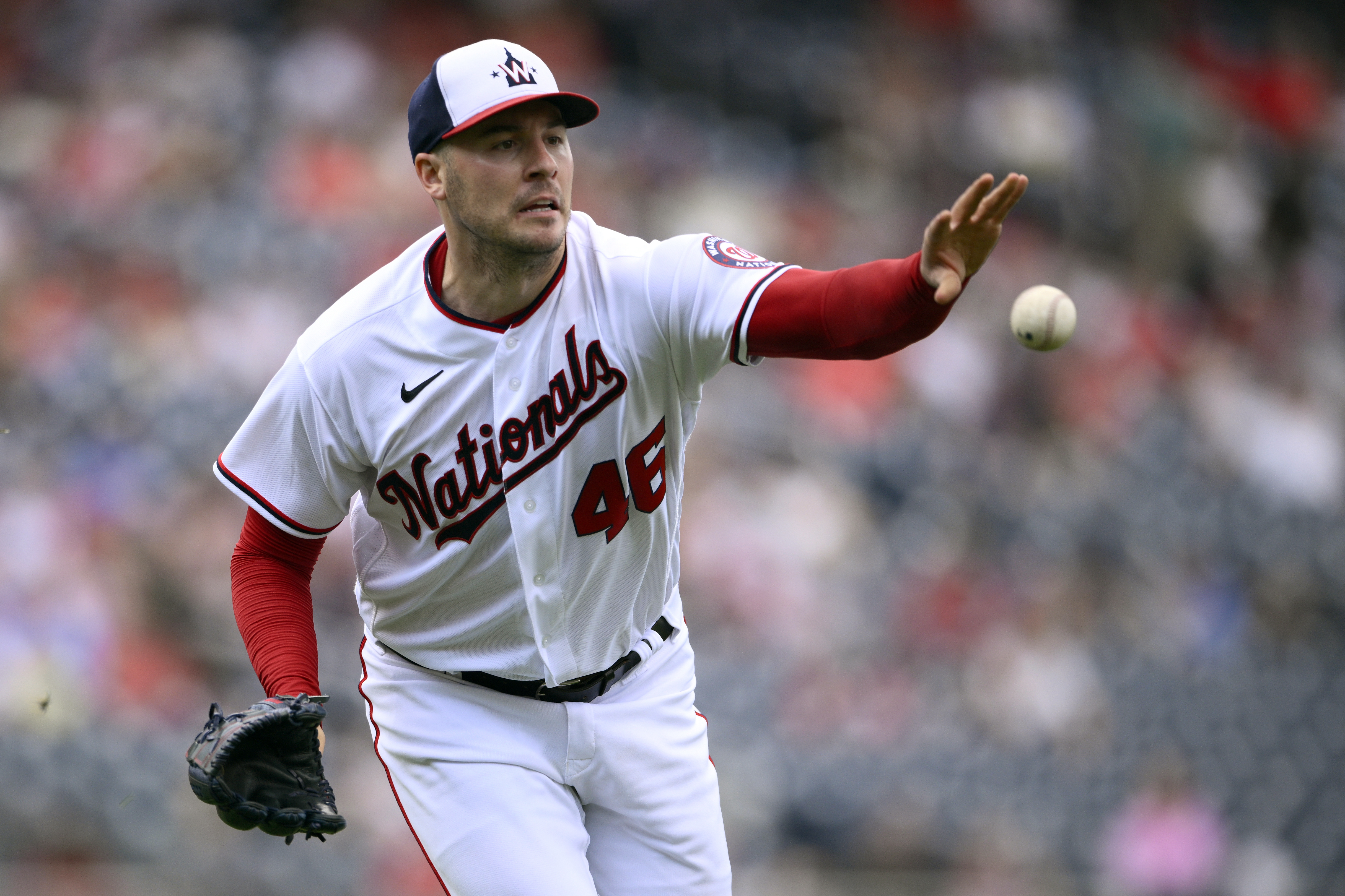 Corbin ends Nats' starting pitcher wins drought, beats Reds – KLBK