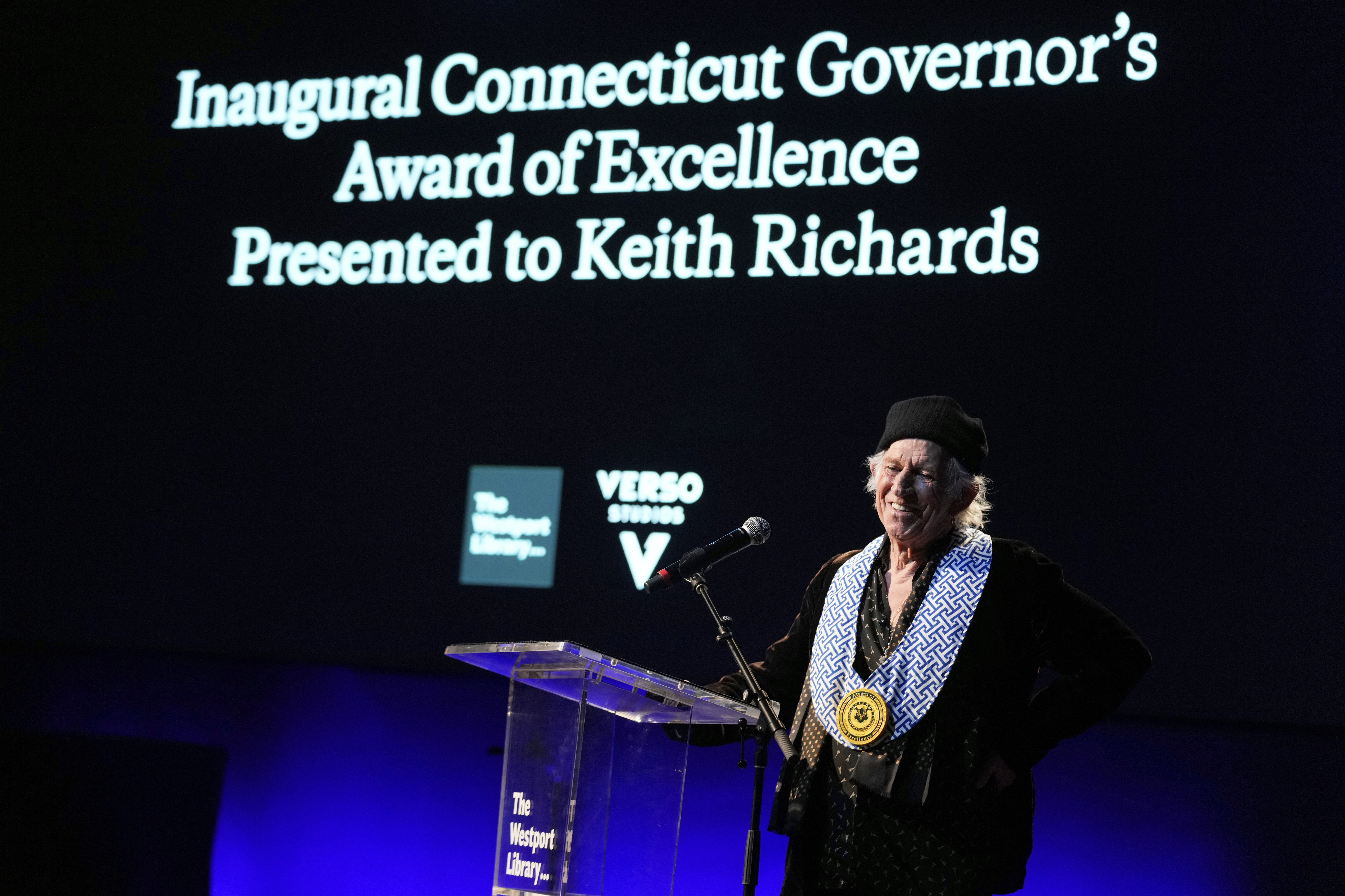 Keith Richards gets some satisfaction from new award honoring