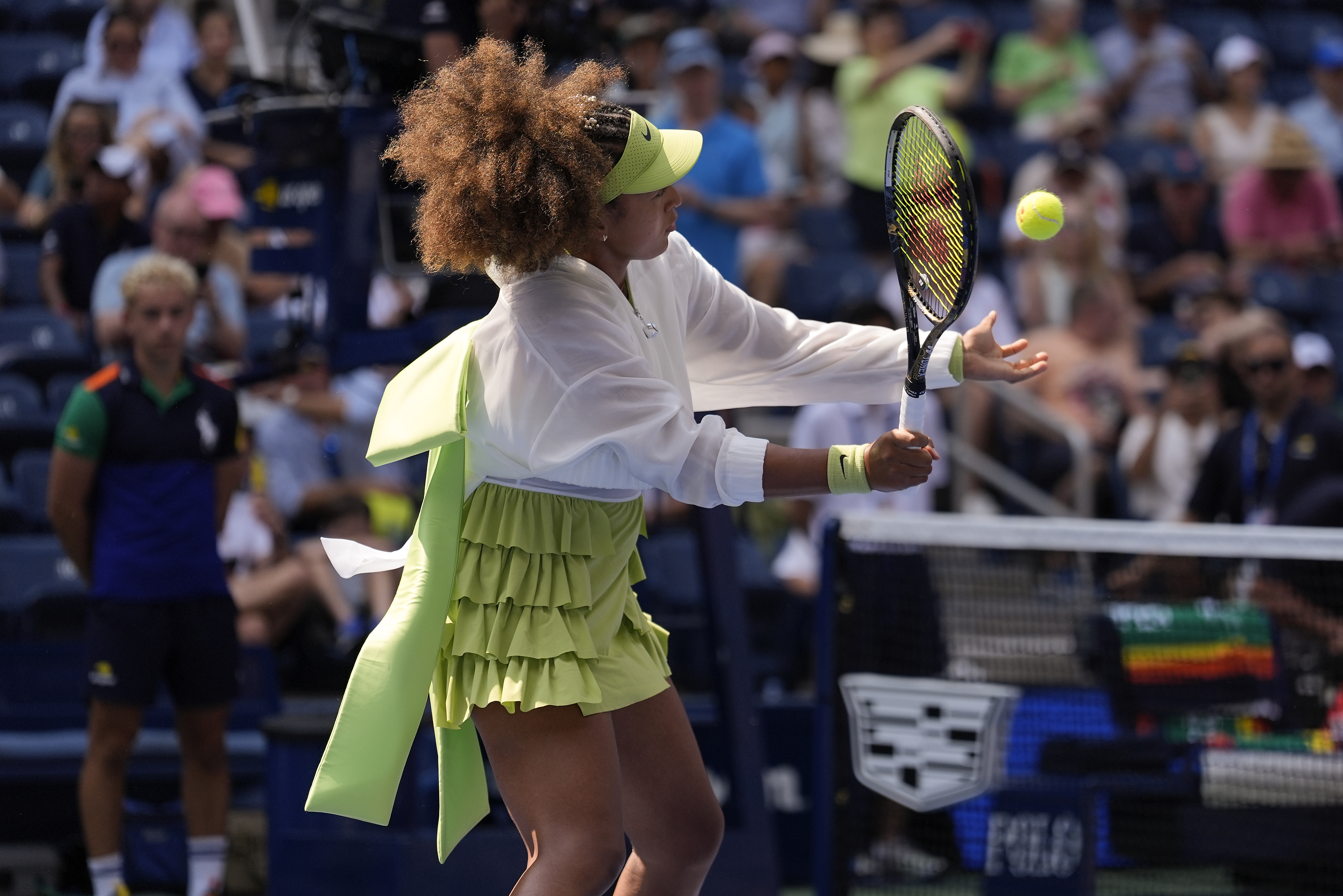 US Open: Naomi Osaka gets her first top-10 win in more than four