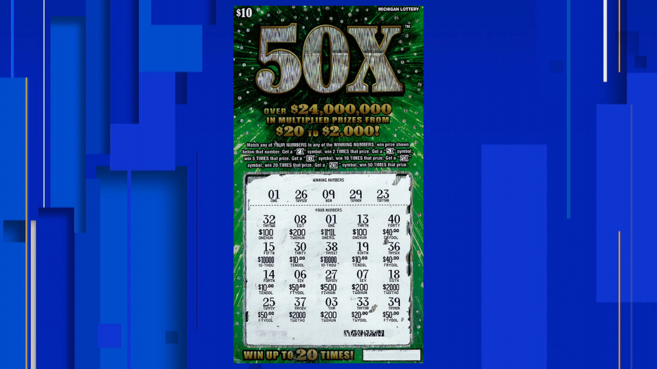 Michigan man wins $1 million after playing 'scratch-off roulette'