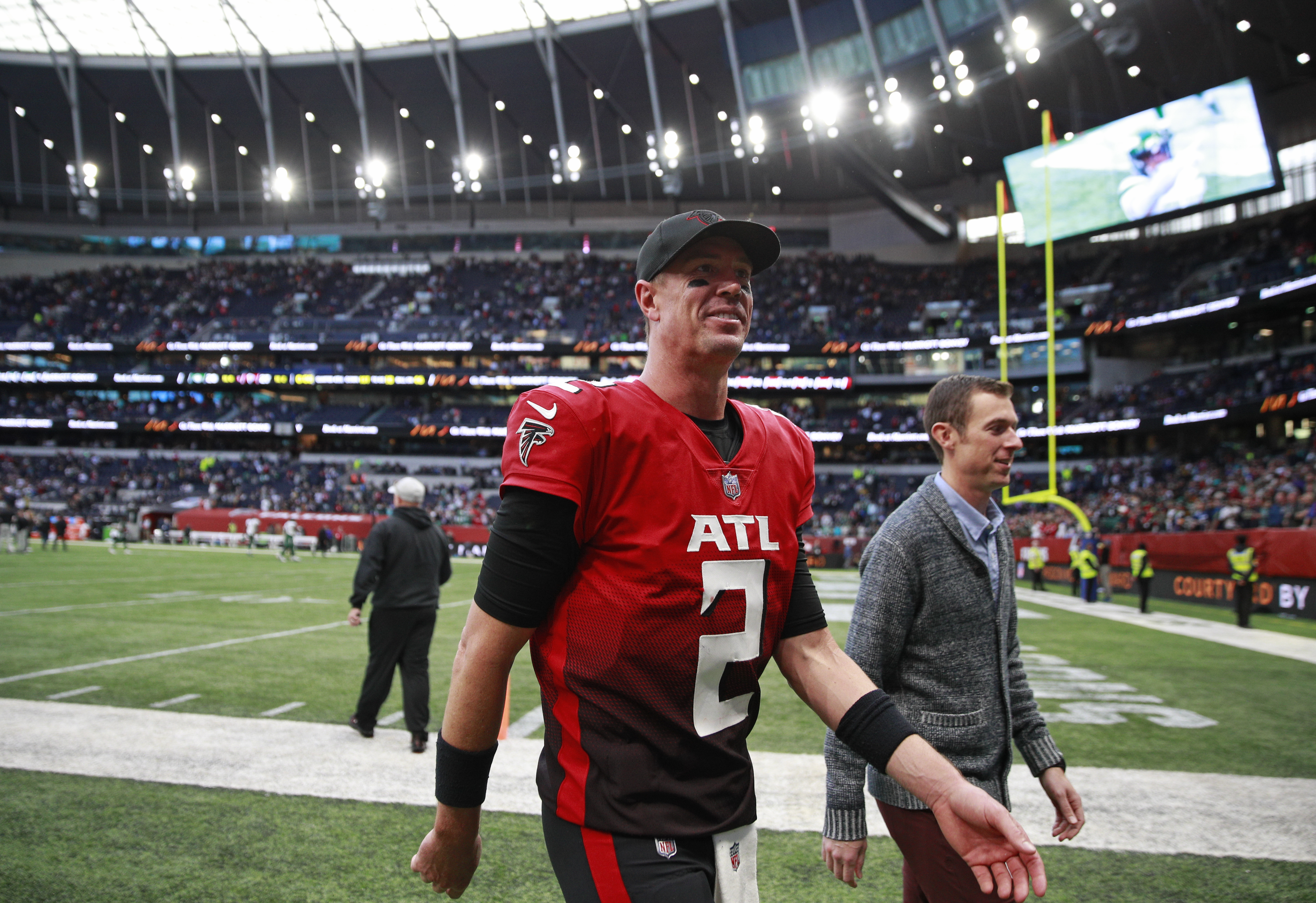 Defense steps up in Falcons 27-20 win over New York Jets in London