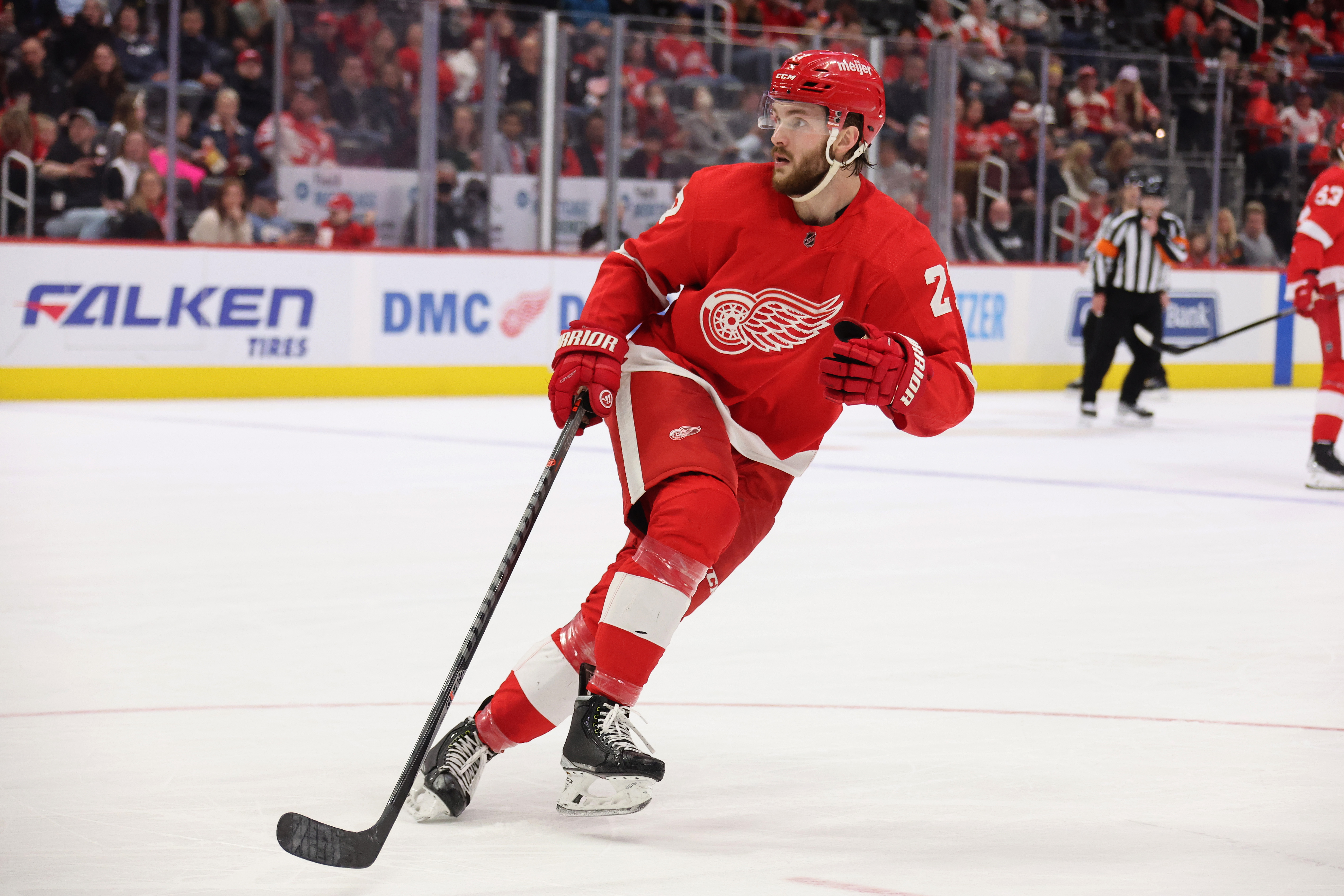 Red Wings open Little Caesars Arena with win