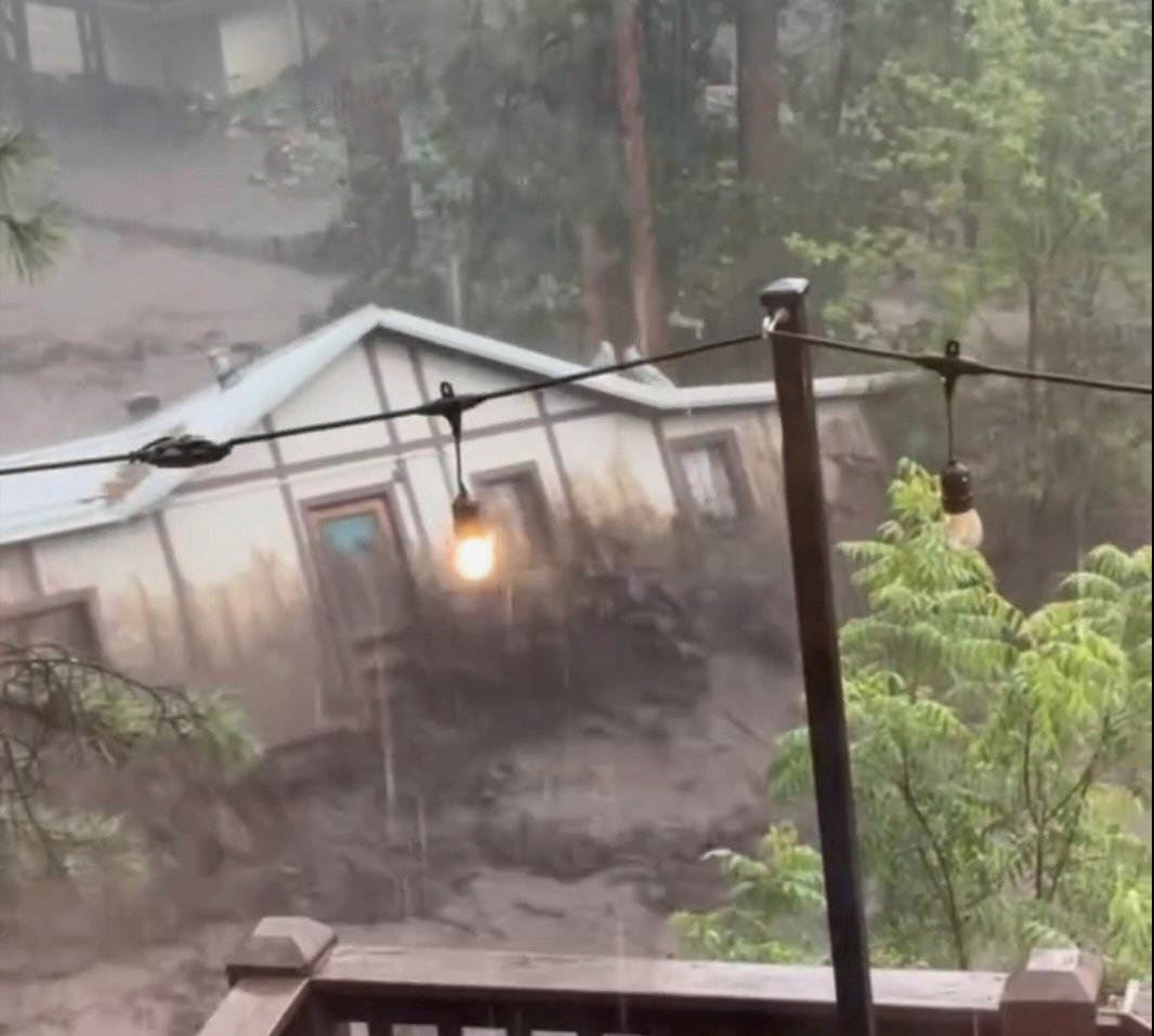 3 missing, house swept away as flash flooding hits mountain