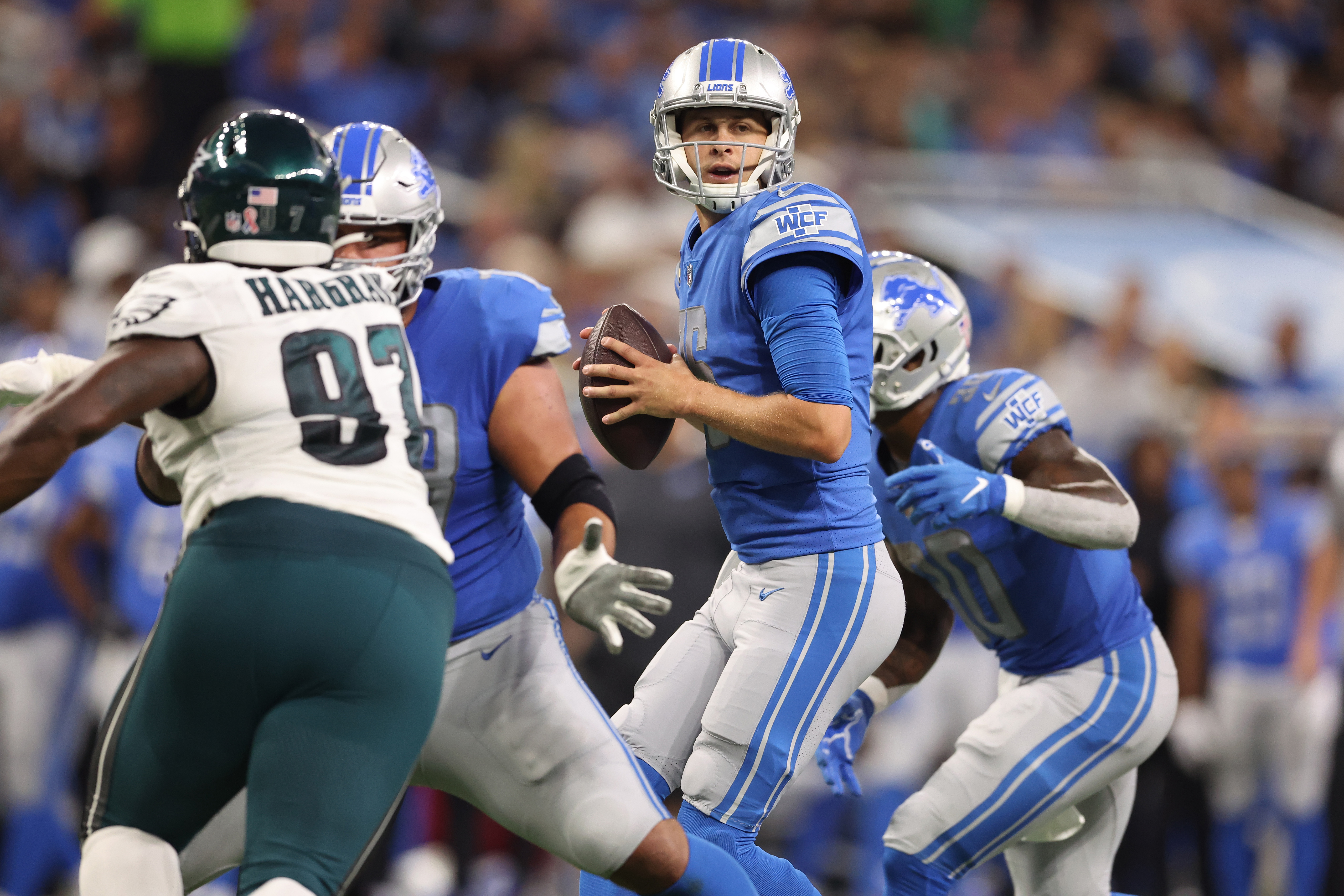 Lions rally late, but can't catch Eagles in season opener in Detroit