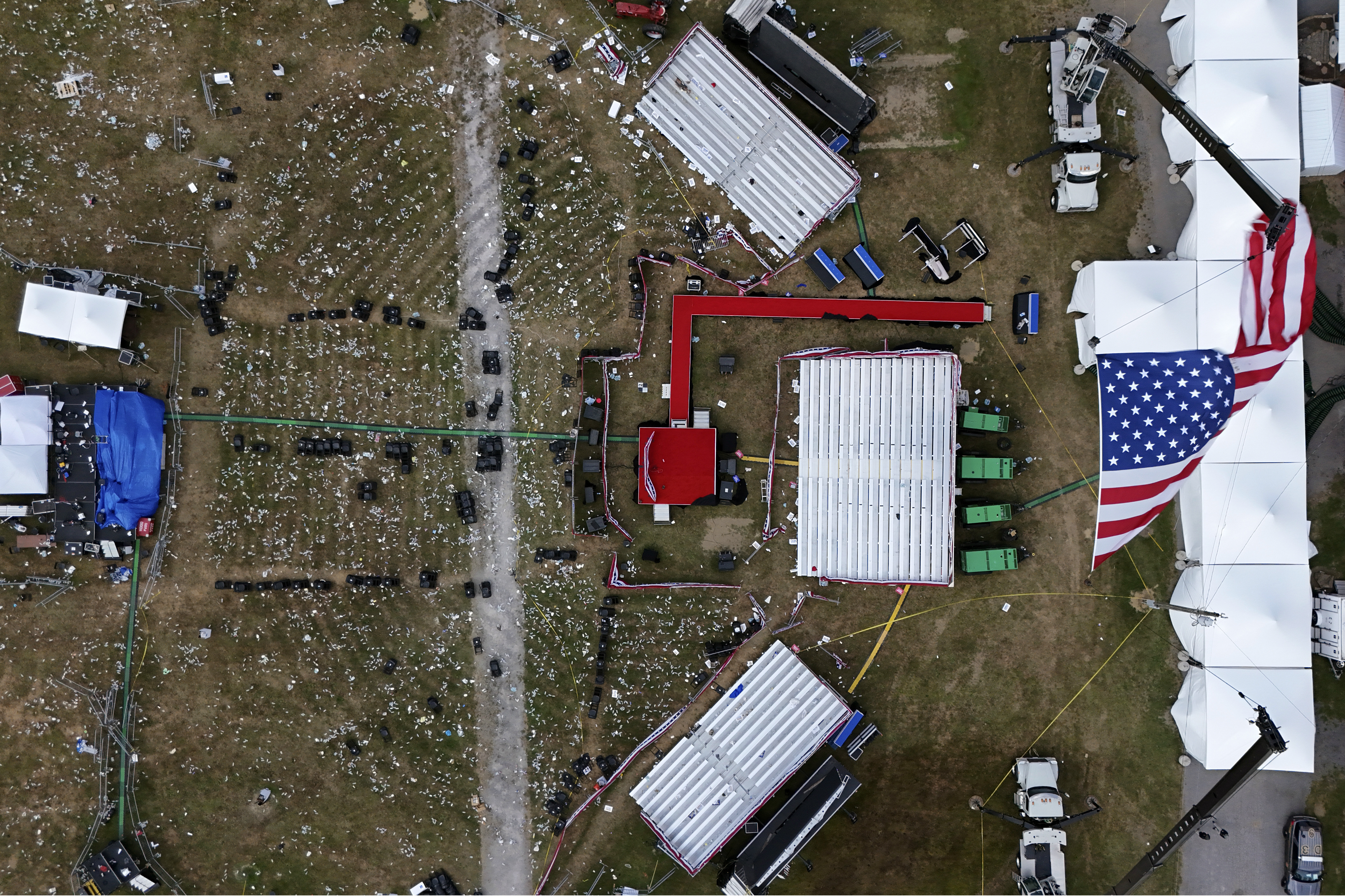 Gunman in Trump rally attack flew drone over rally site in advance