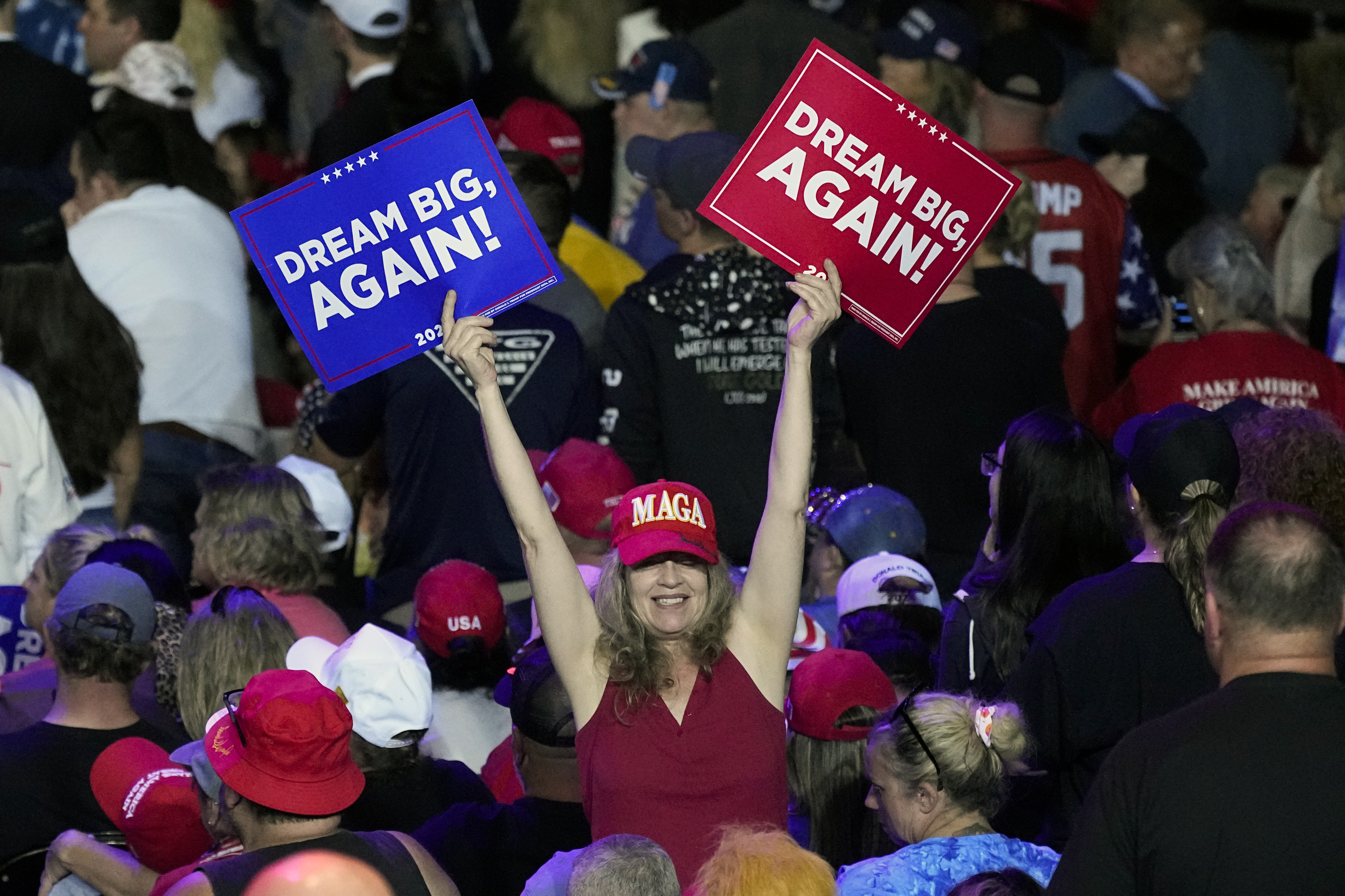 Trump wants to narrow his deficit with women but he's not changing