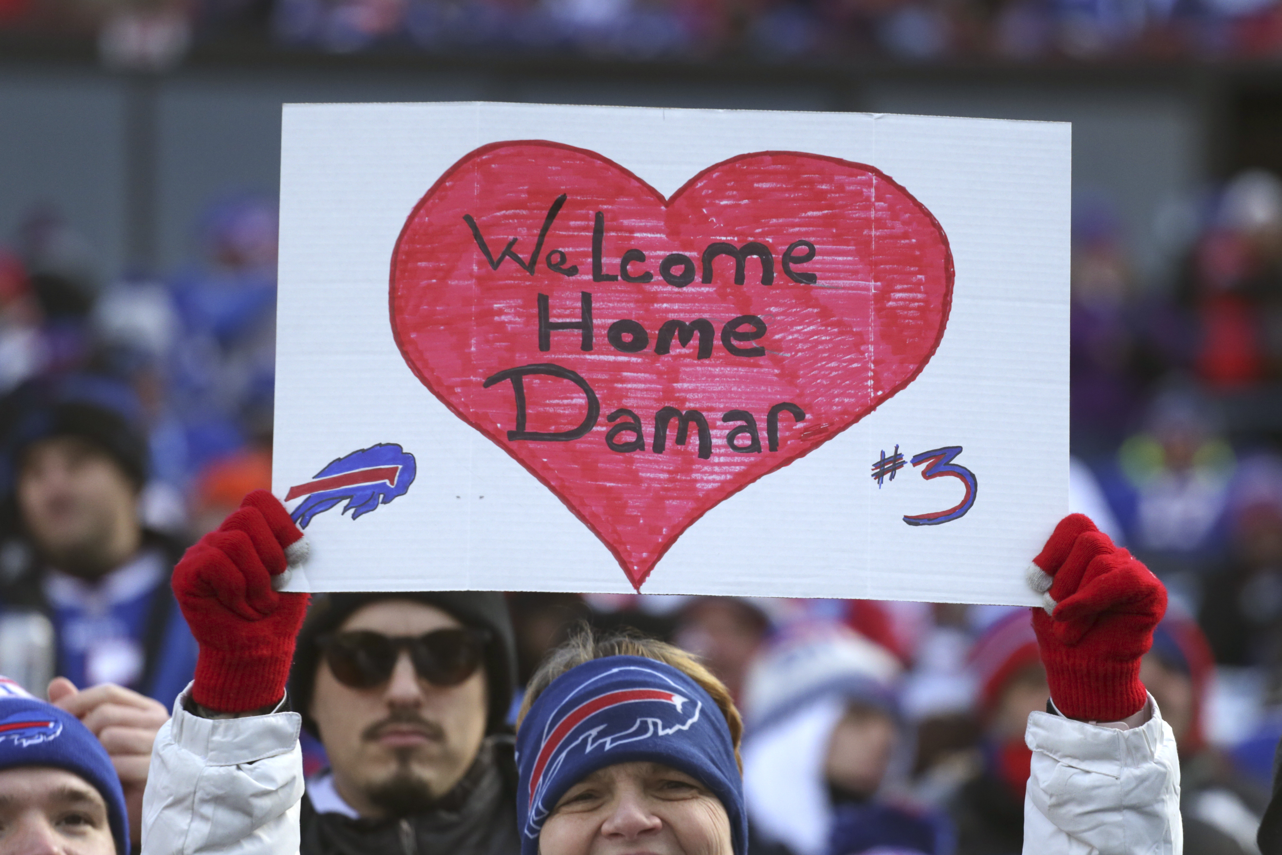 Damar Hamlin tweets he will watch Bills playoff game from home