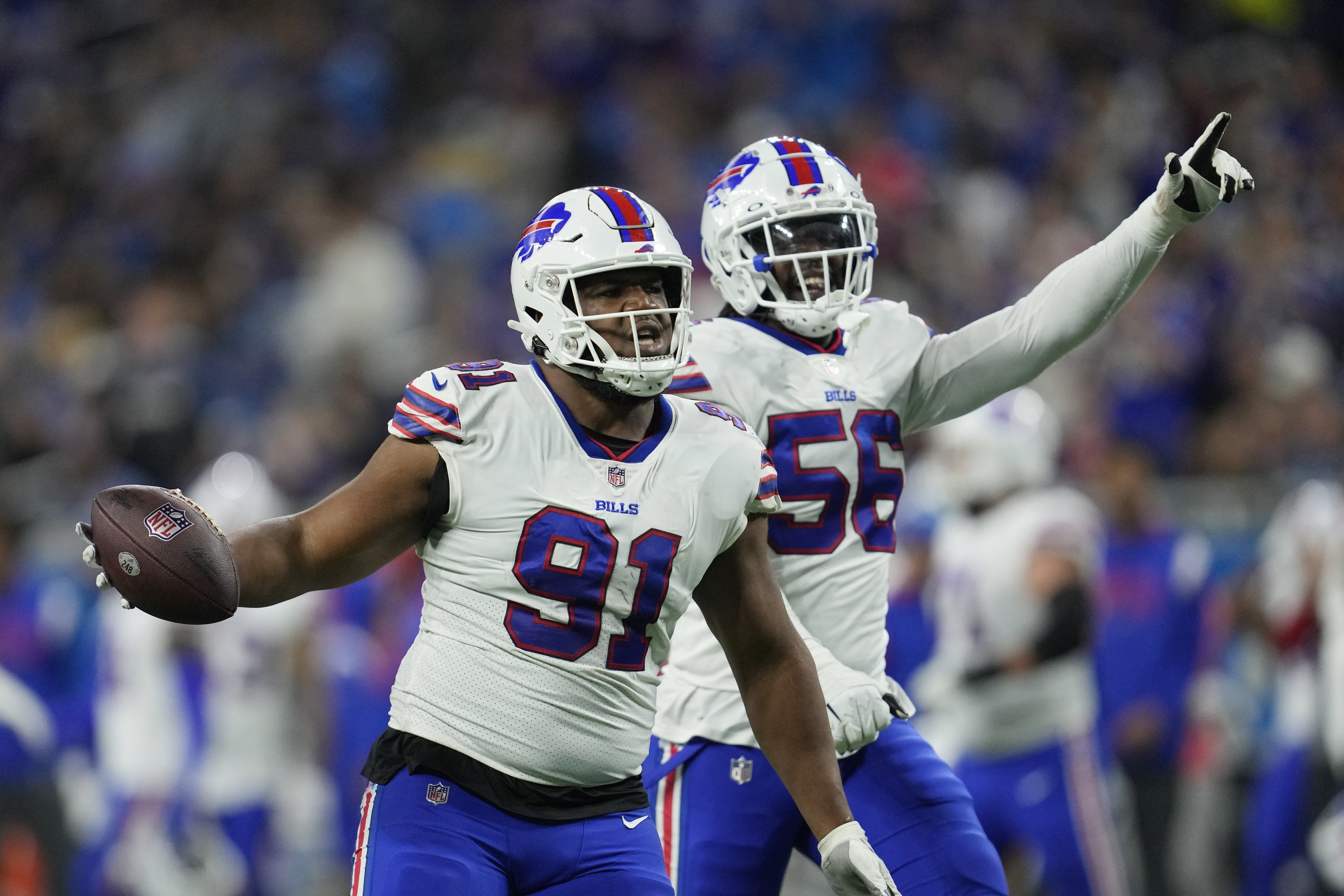 Bills beat Lions on last-second field goal, Miller leaves with