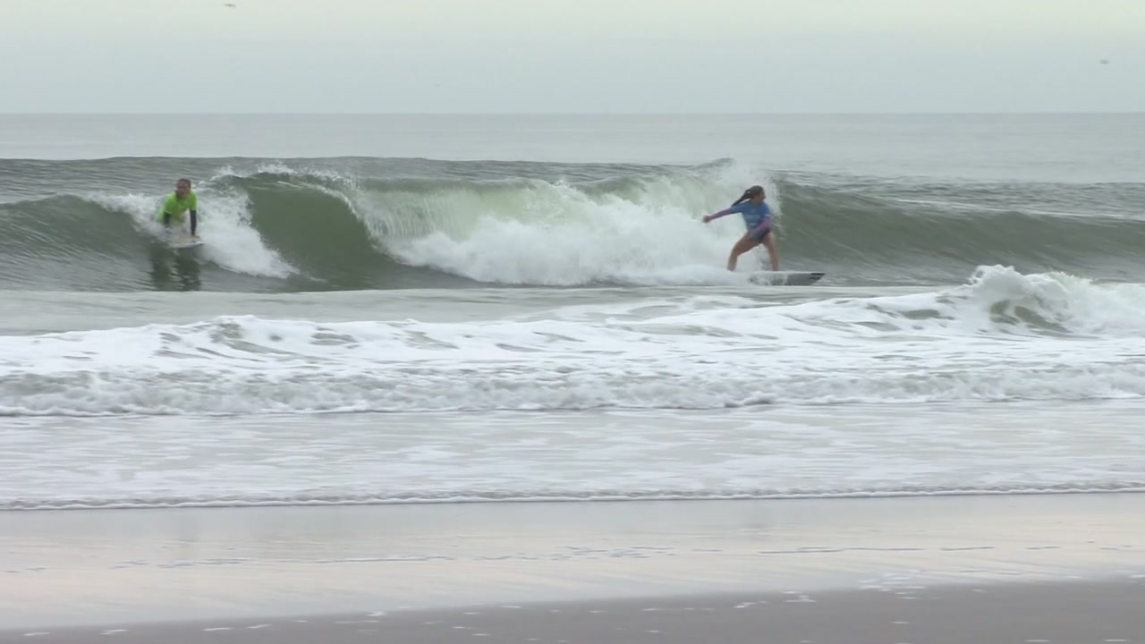 Super Girl Surf Pro: Jacksonville Beach waves show up for surf contest