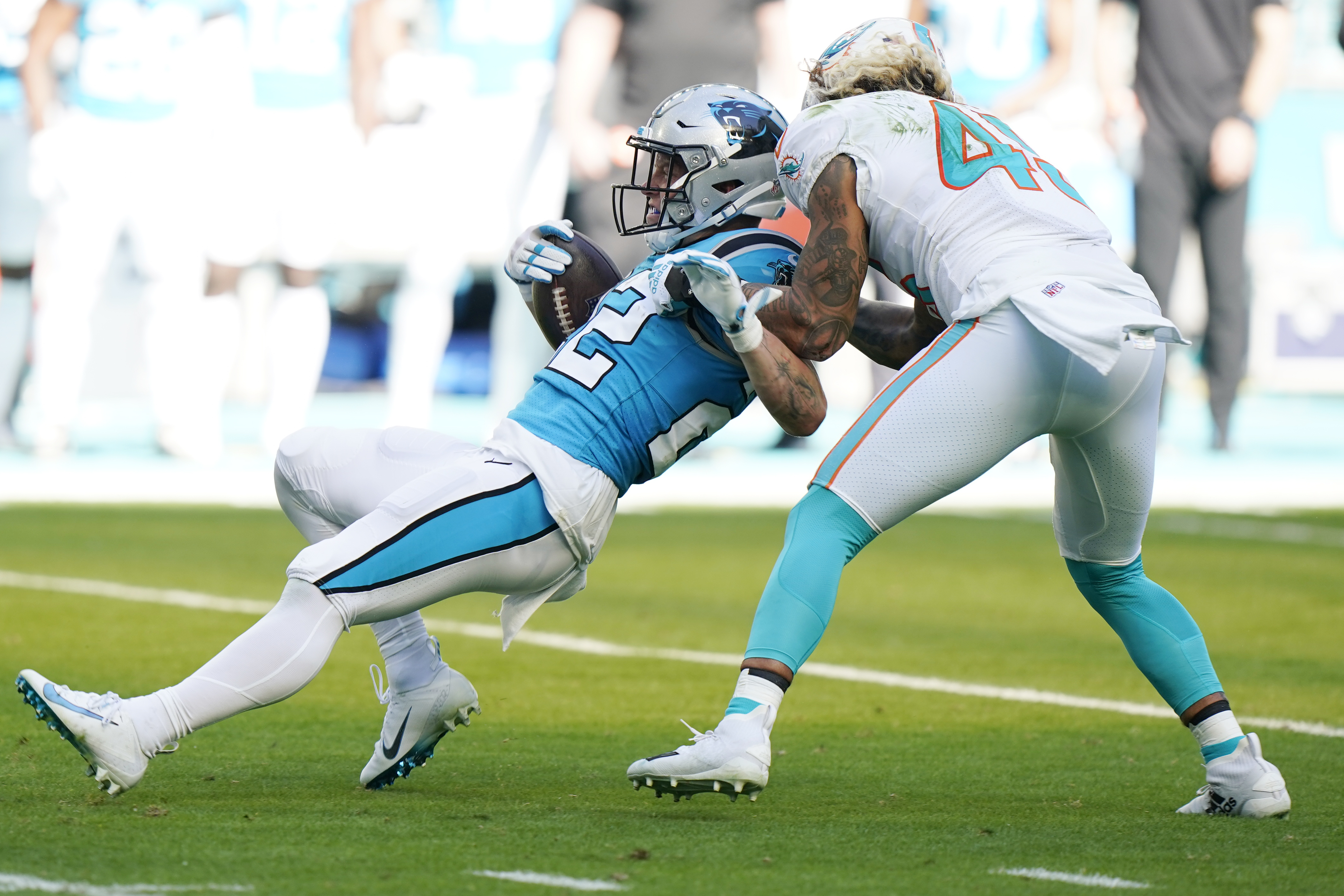 Panthers RB Chuba Hubbard (ankle) ruled out for Sunday