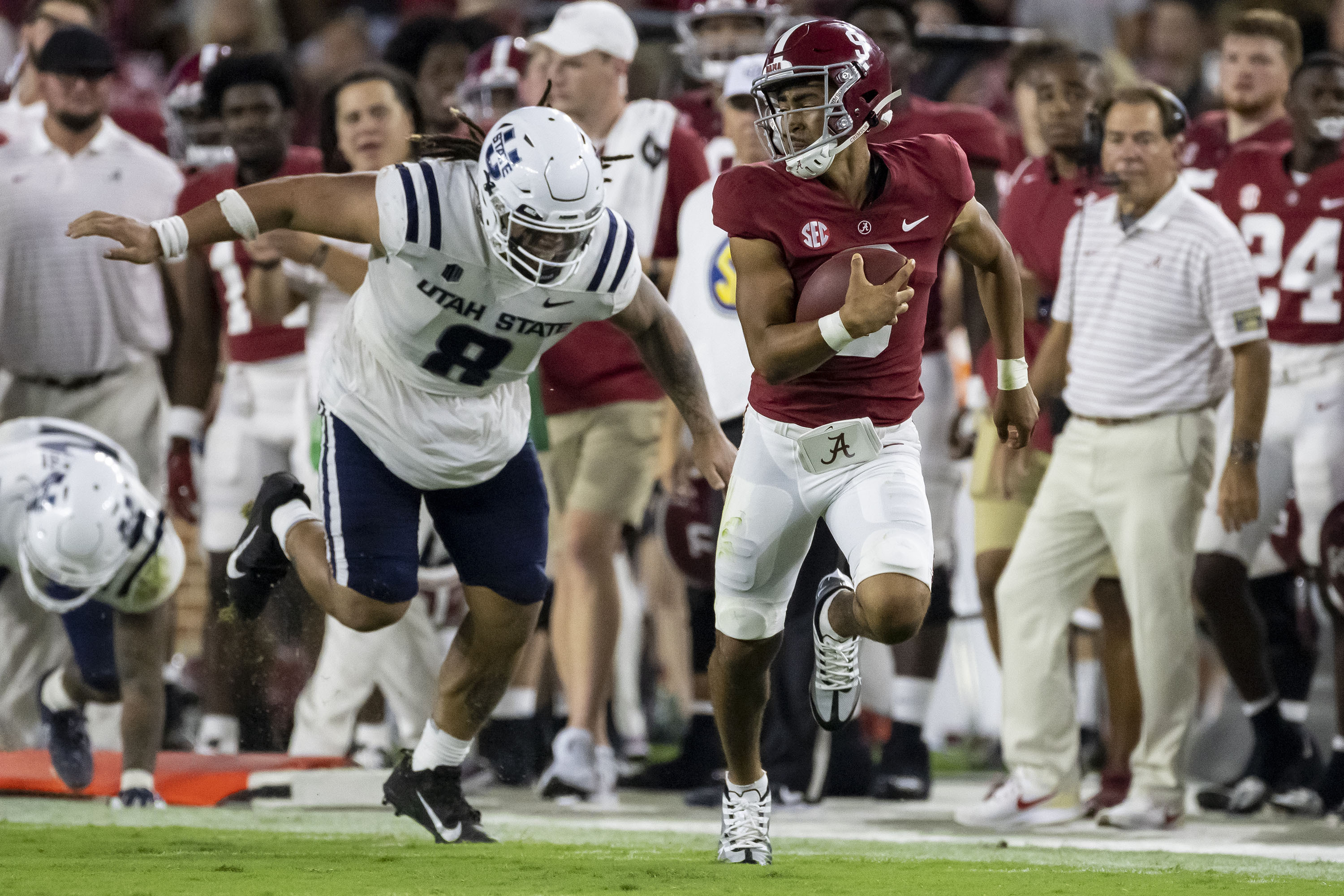 Former USU Wide Receiver Scores First NFL Touchdown