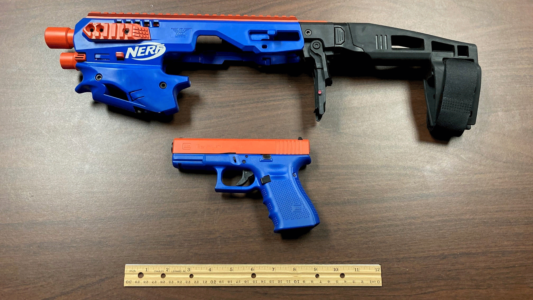 gun disguised as Nerf toy seized in drug raid
