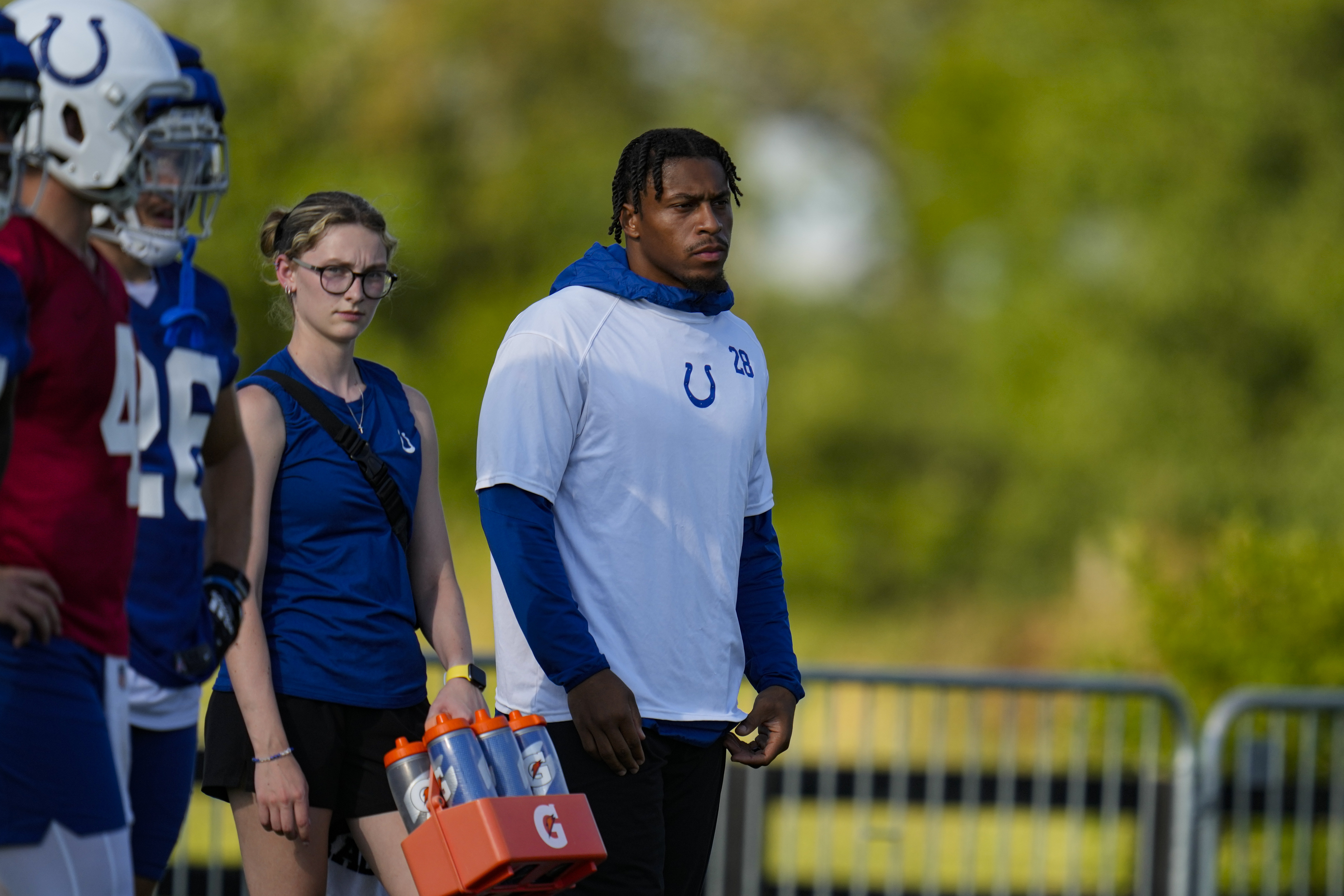 Can you deal with all that blue? Colts set 'color rush' game