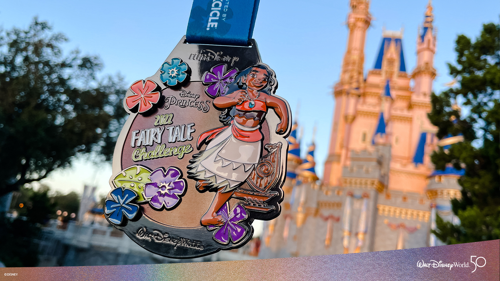 Disney shares finisher medals for 2022 Princess Half Marathon Weekend