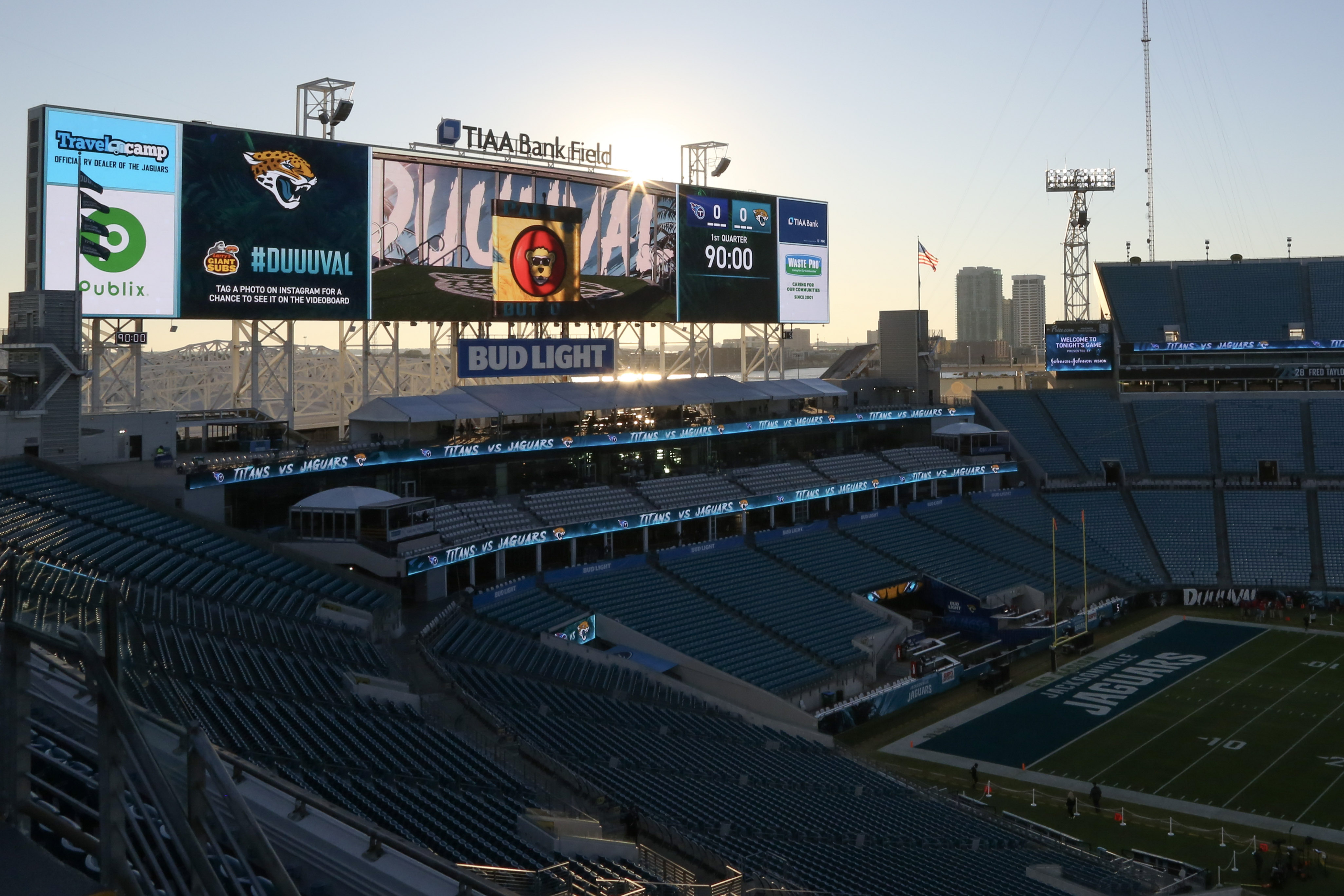 Jacksonville Jaguars TIAA Bank Field NFL Football 8 x 10 Stadium Photo