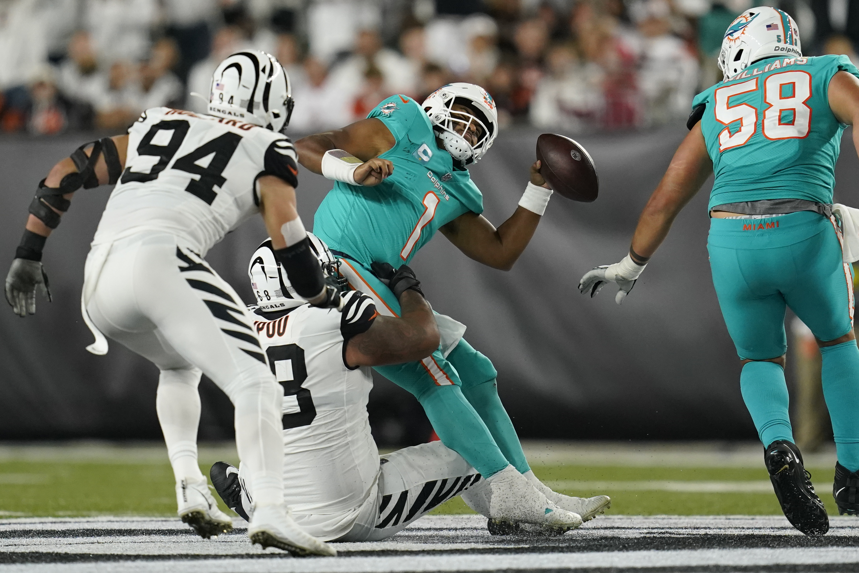 Dolphins vs Bengals takeaways: Tua Tagovailoa injury overshadows game