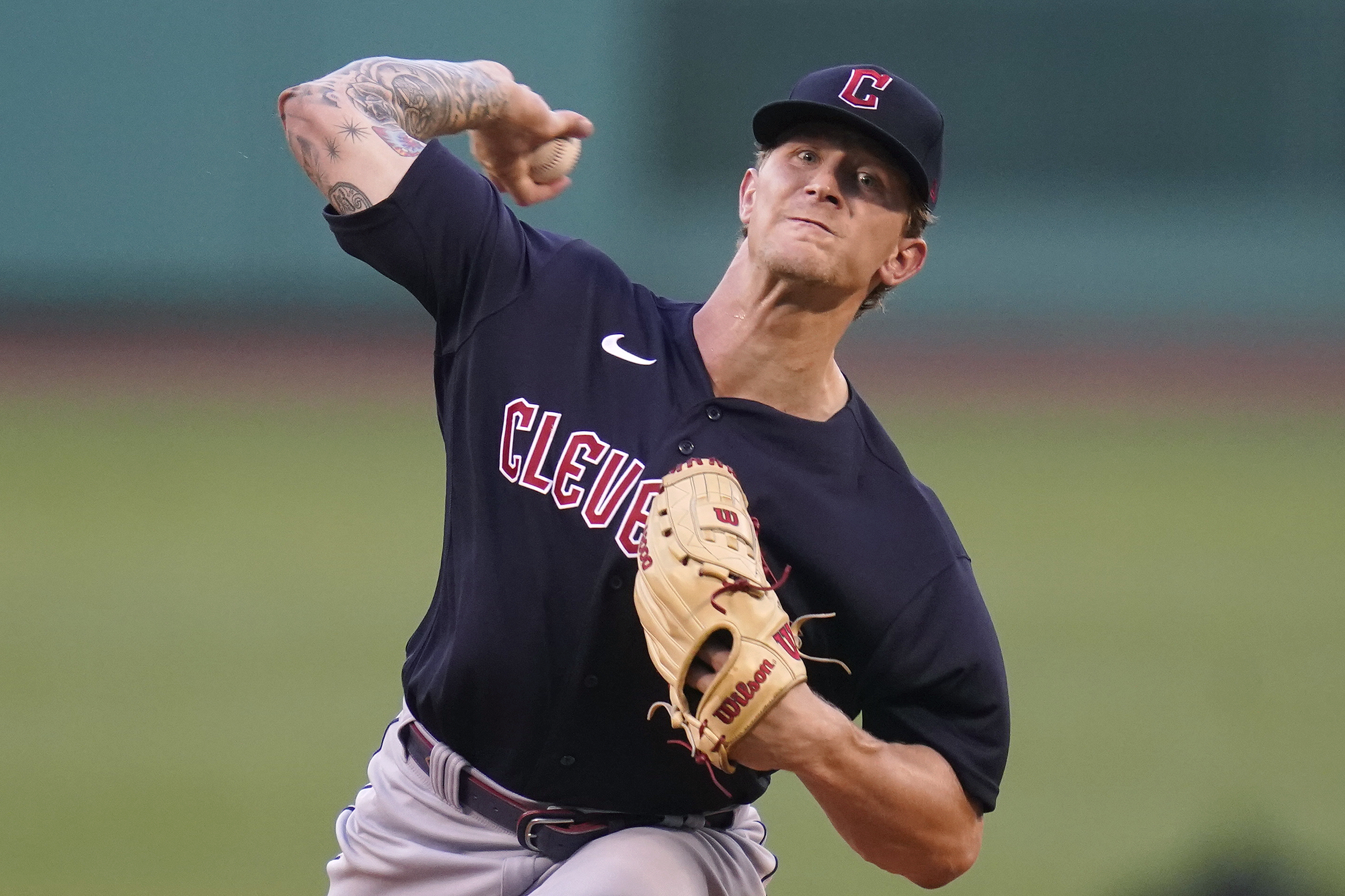 Zach Plesac strikes out six, 06/23/2022