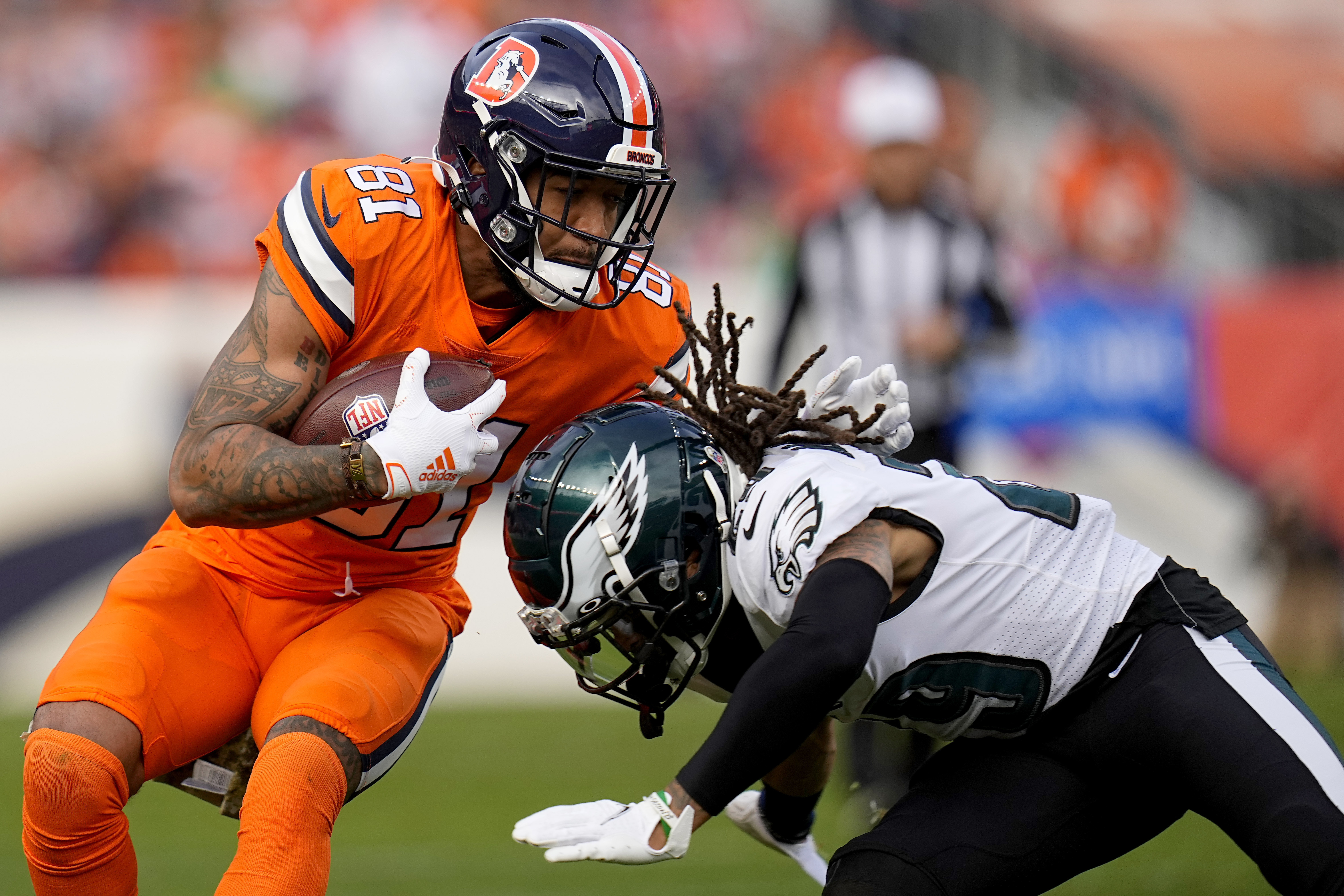 Slay's scoop-and-score leads Eagles past Broncos 30-13