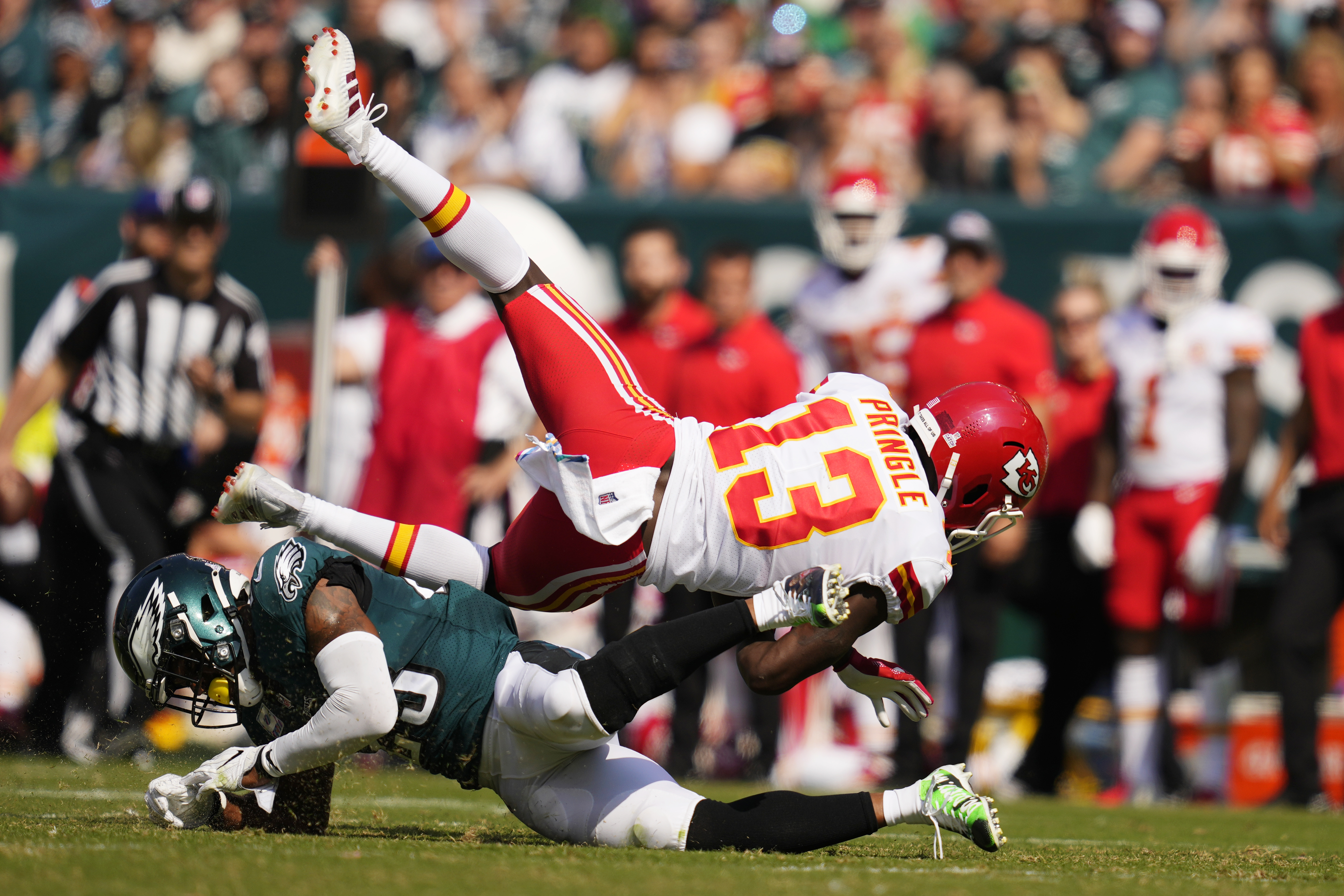 Jody Fortson Goes Up to Grab His First Career Touchdown vs. Chargers