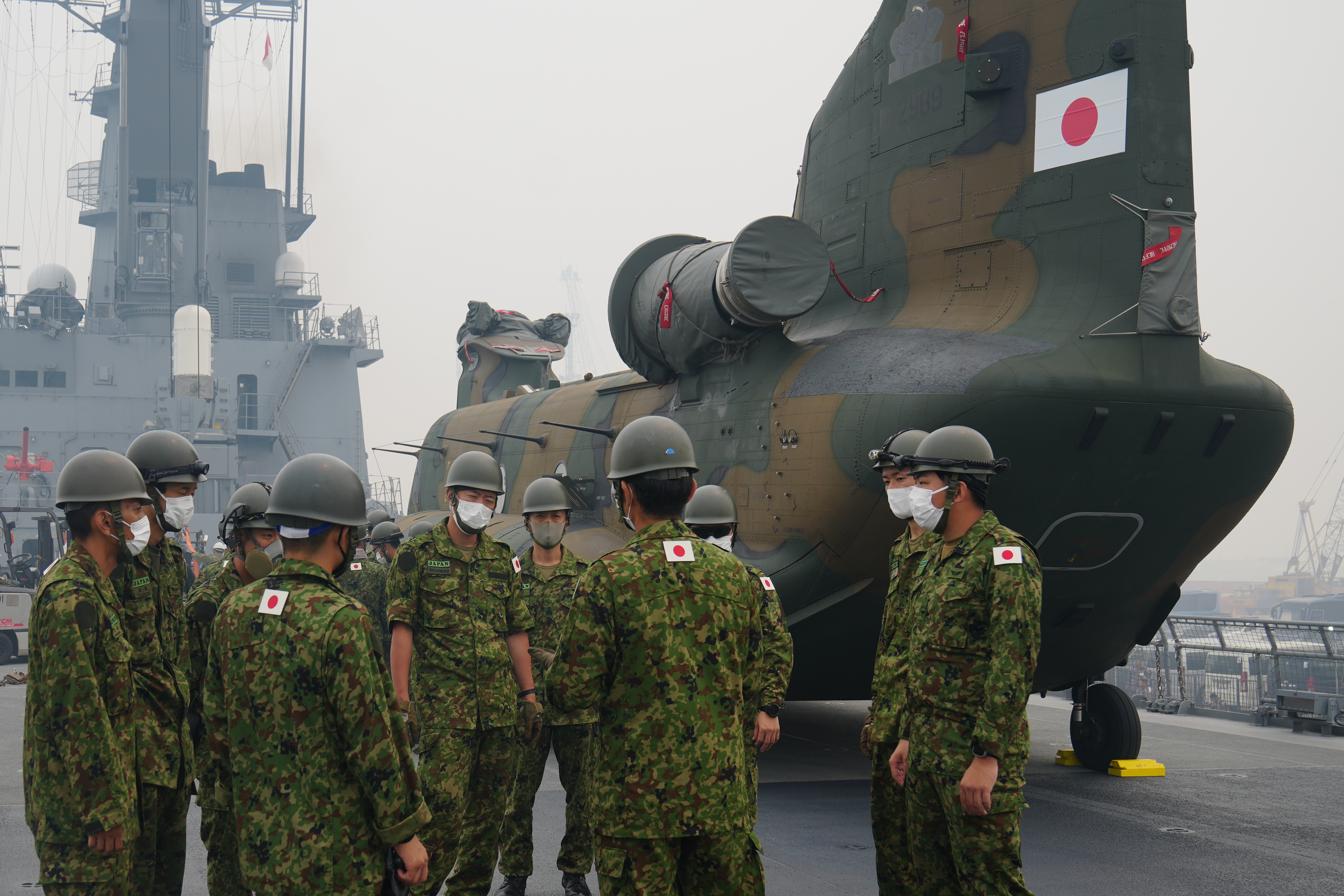 Japan deploys equipment to Indonesia's Borneo to help fight