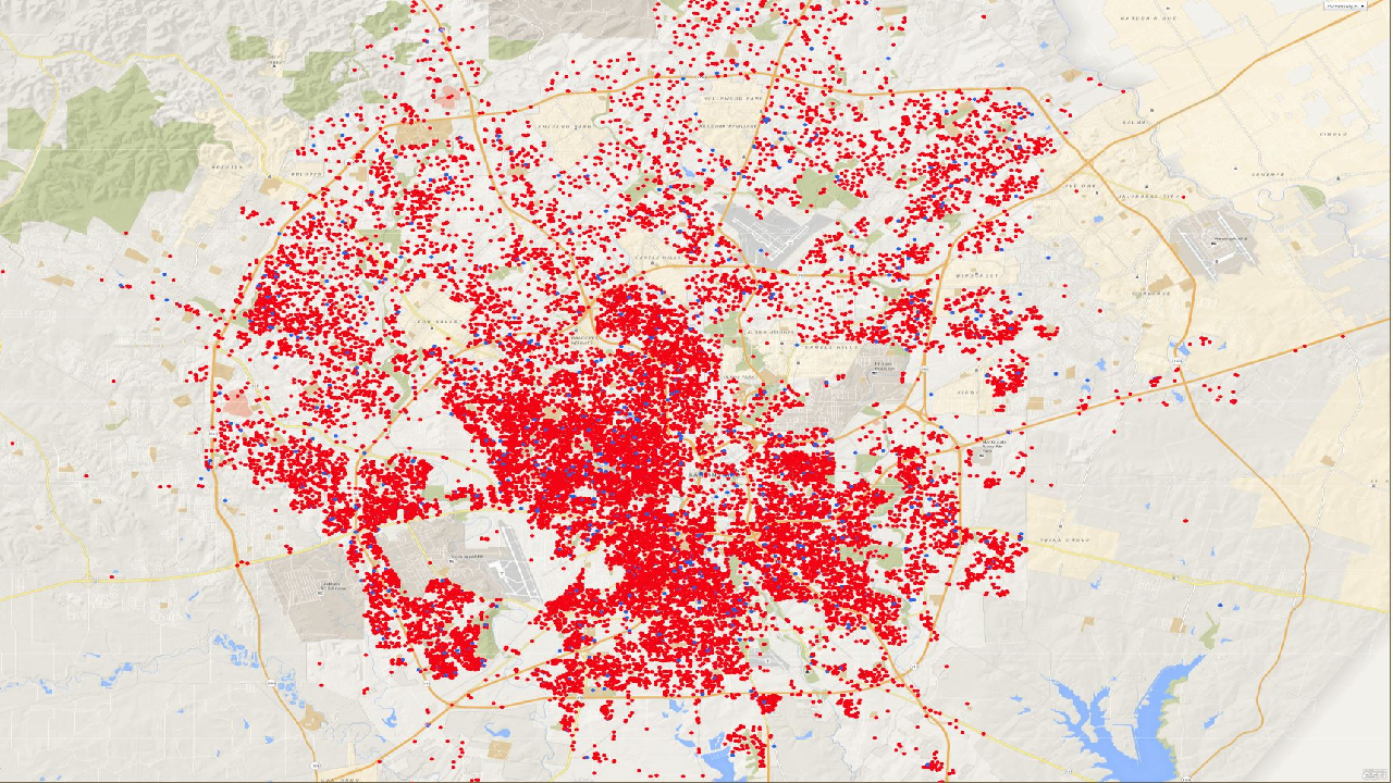 NFL Week 16 Coverage Maps - Gang Green Nation