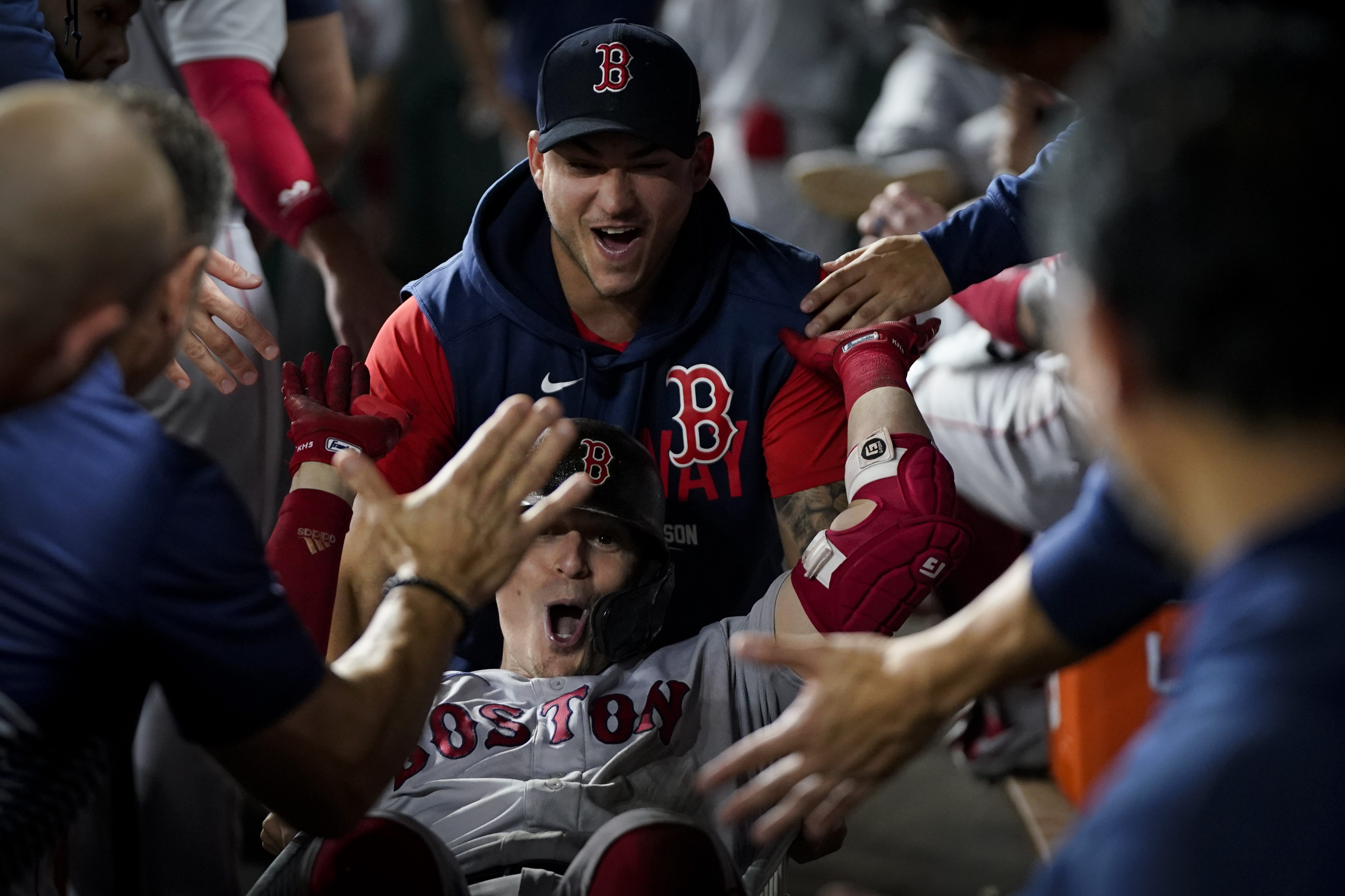 Tanner Houck explains why he has the Red Sox logo tattooed on his spine