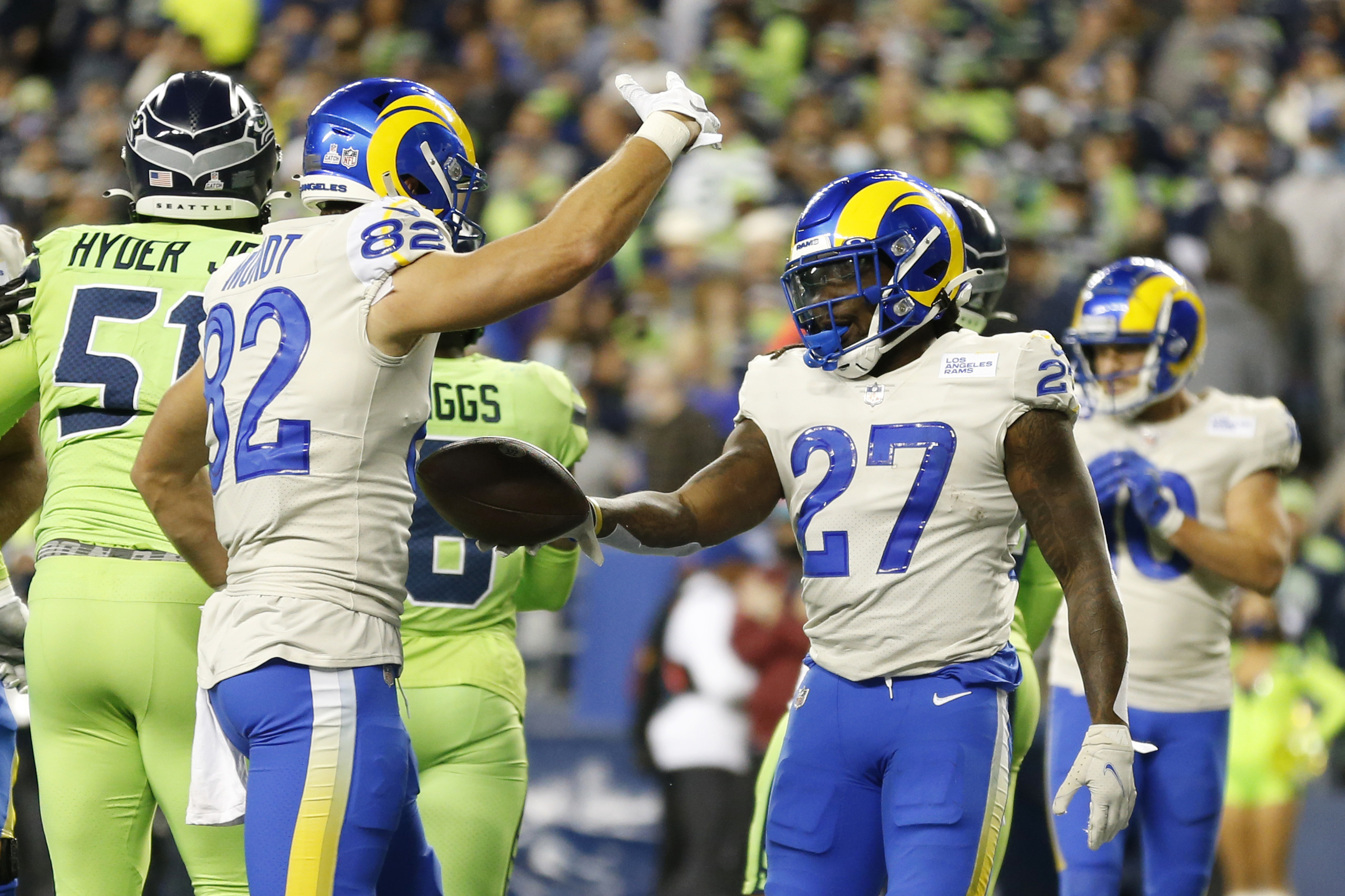 LA Rams: OLB Jamir Jones showed up quickly with blocked punt