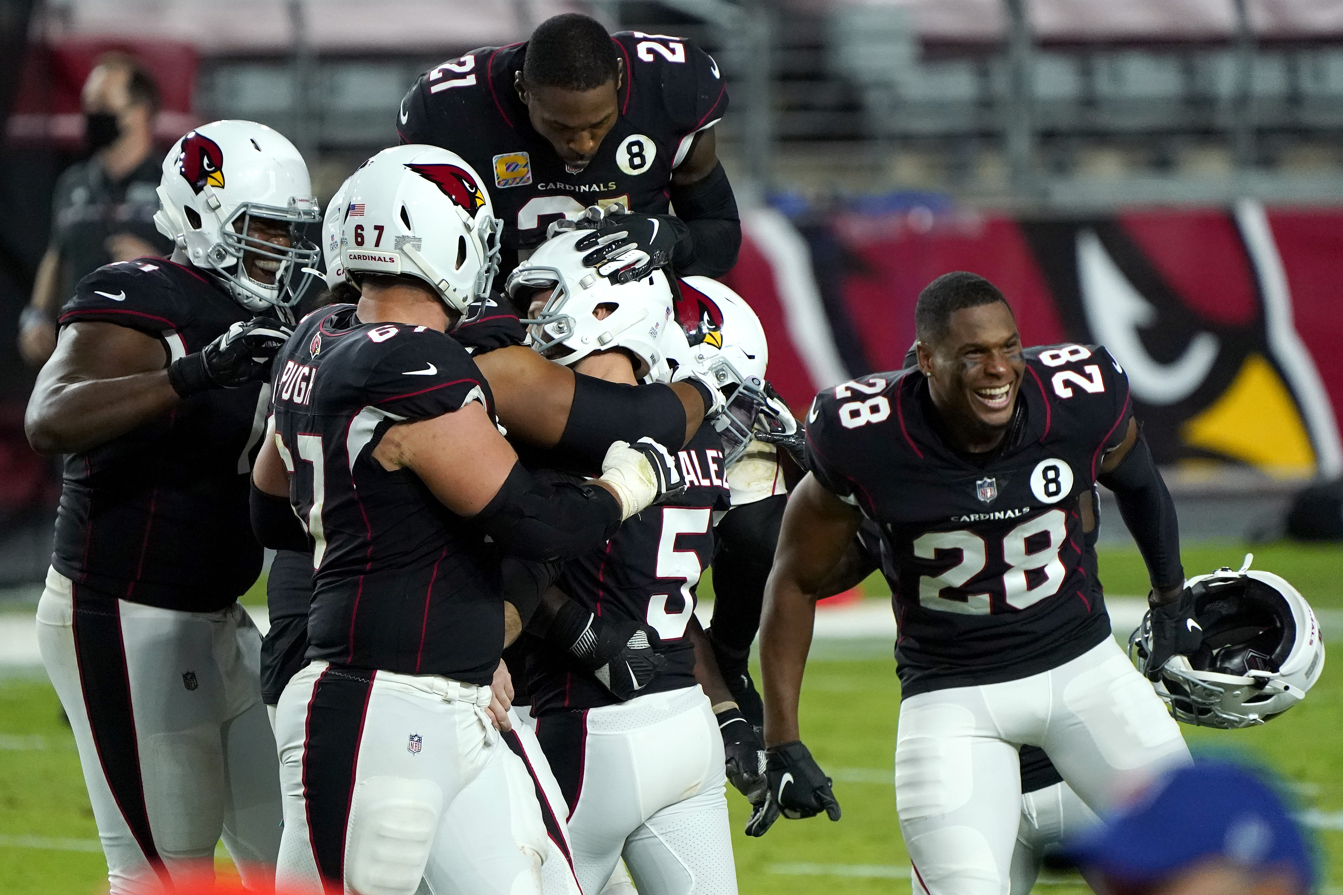 Arizona Cardinals safety Budda Baker leaves field on stretcher