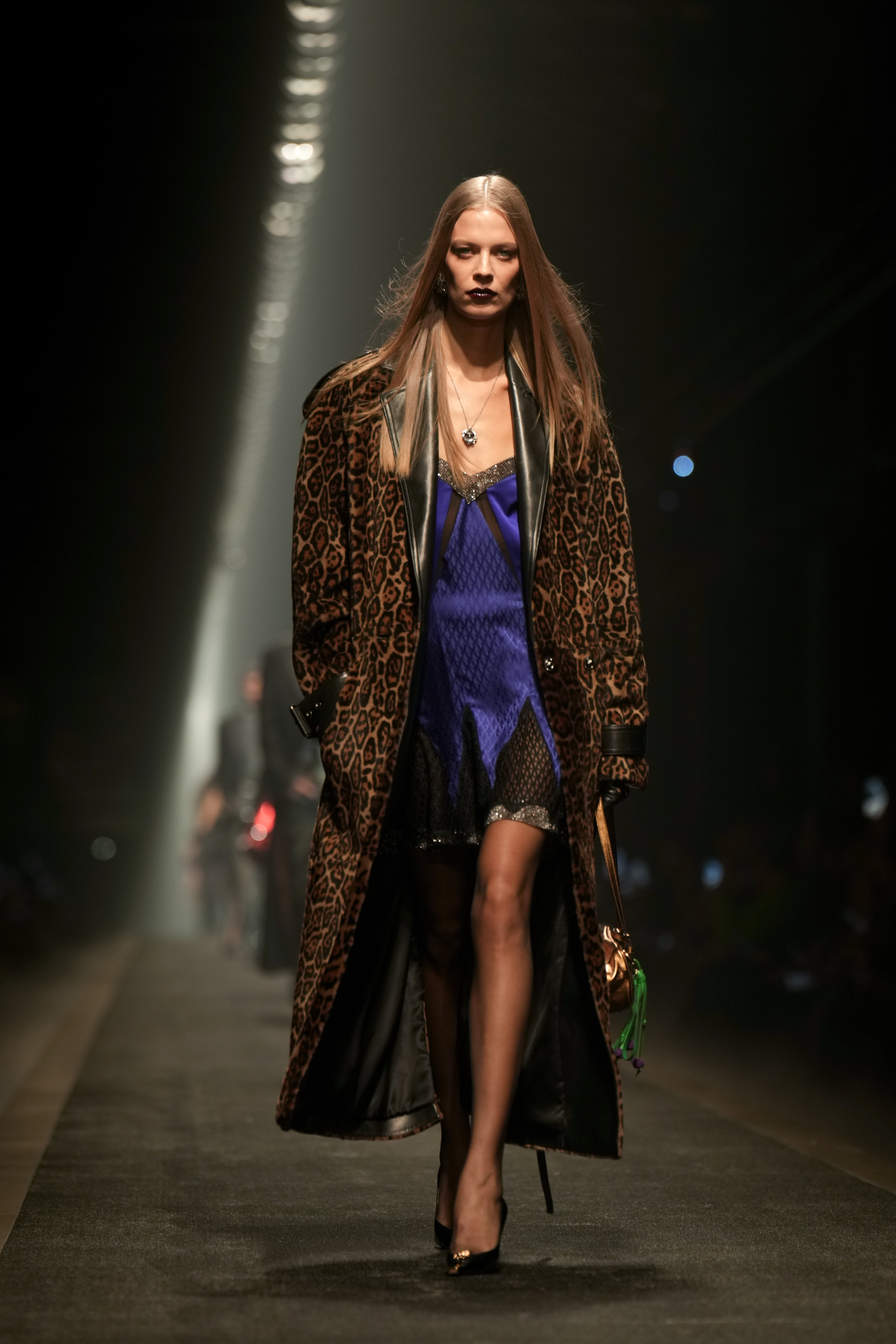 Versace struts confident collection as rumors swirl that the Milan