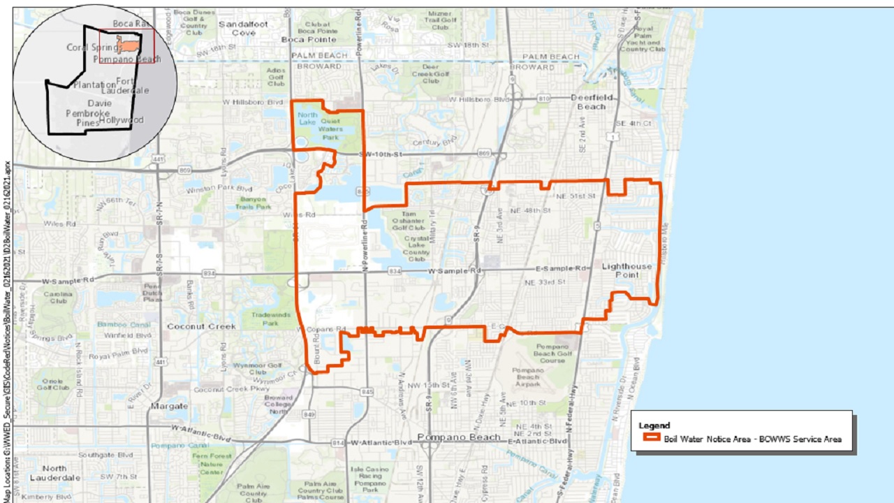 Hillsborough County - Precautionary Boil Water Notice Rescinded for  South-Central Hillsborough County