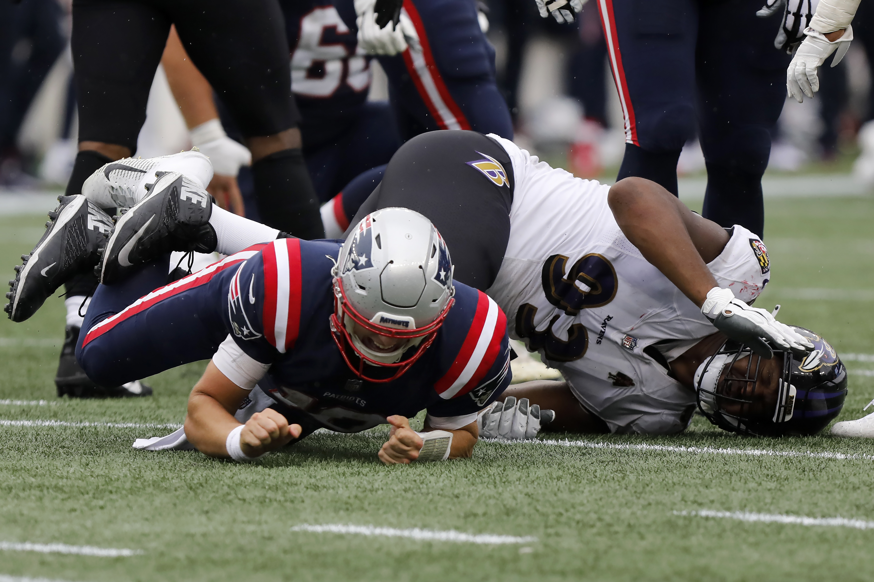 Turnovers doom Patriots as they drop home opener to Ravens