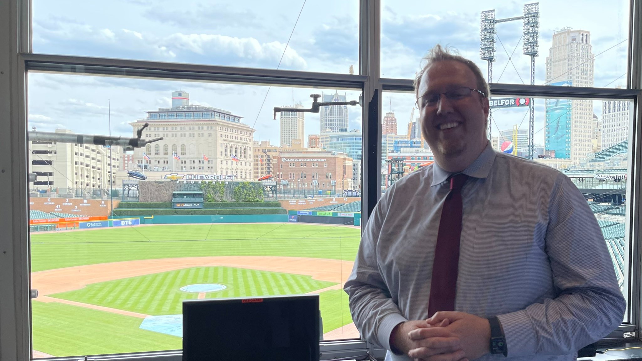 Whitecaps radio announcer answers last-minute call, rushes across state to cover Detroit Tigers game