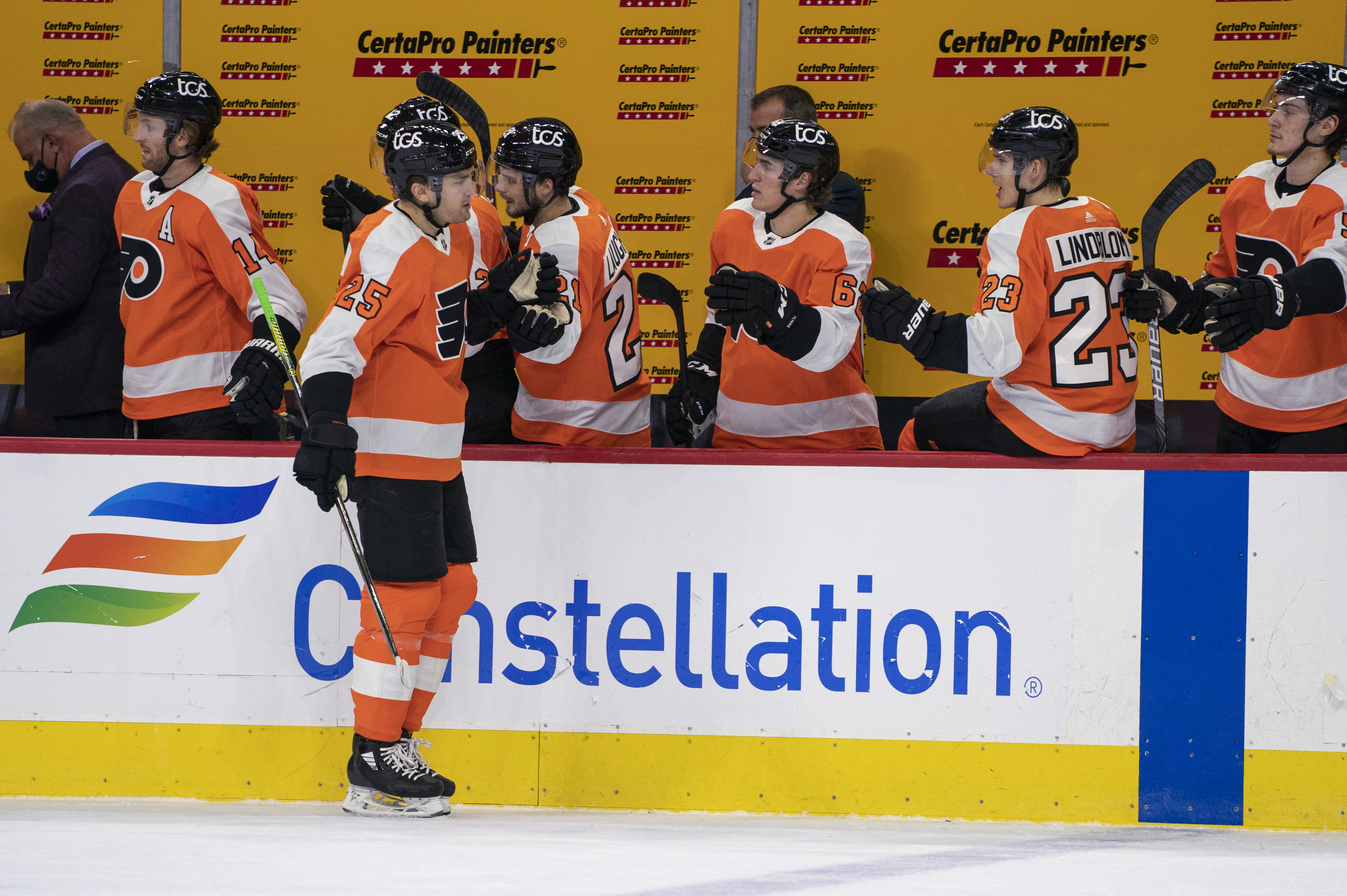 Travis Konecny Philadelphia Flyers Adidas Authentic Away NHL
