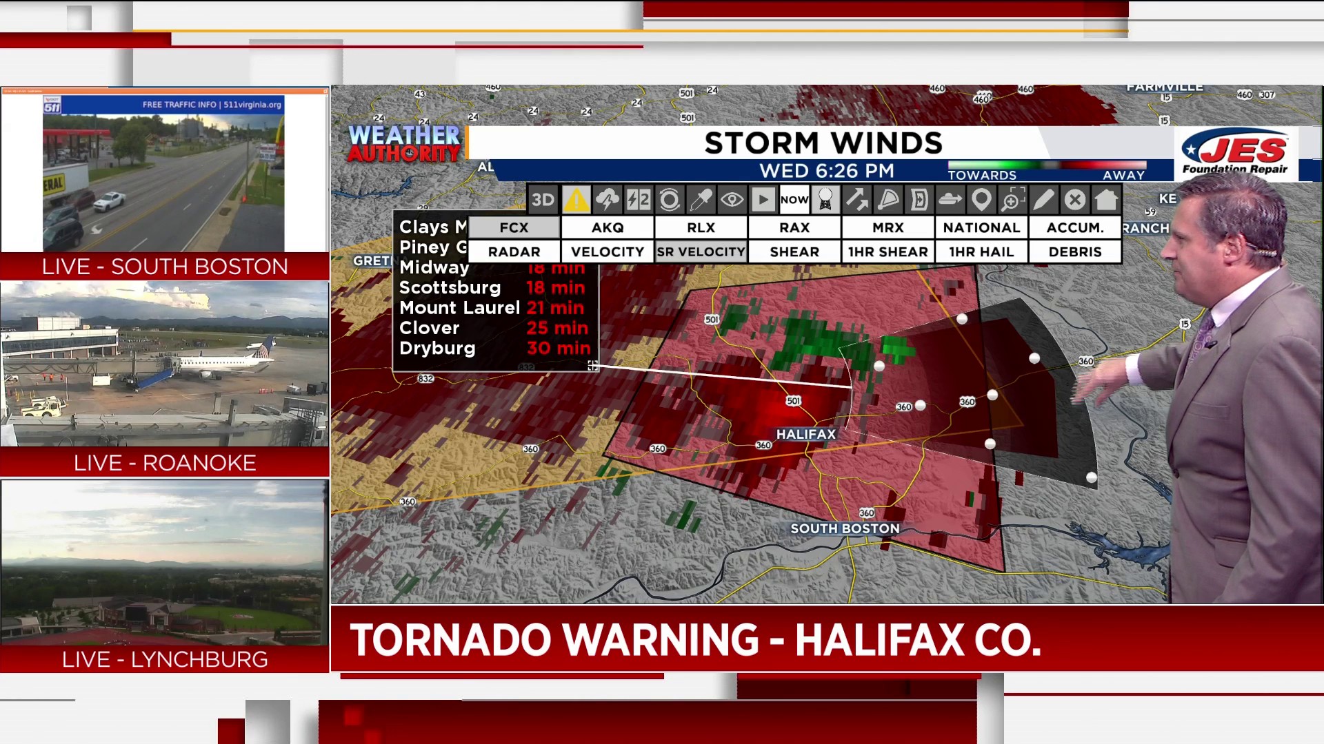 Unit Tornado 160　23-24 National Weather Service confirms EF-1 tornado occurred in Halifax