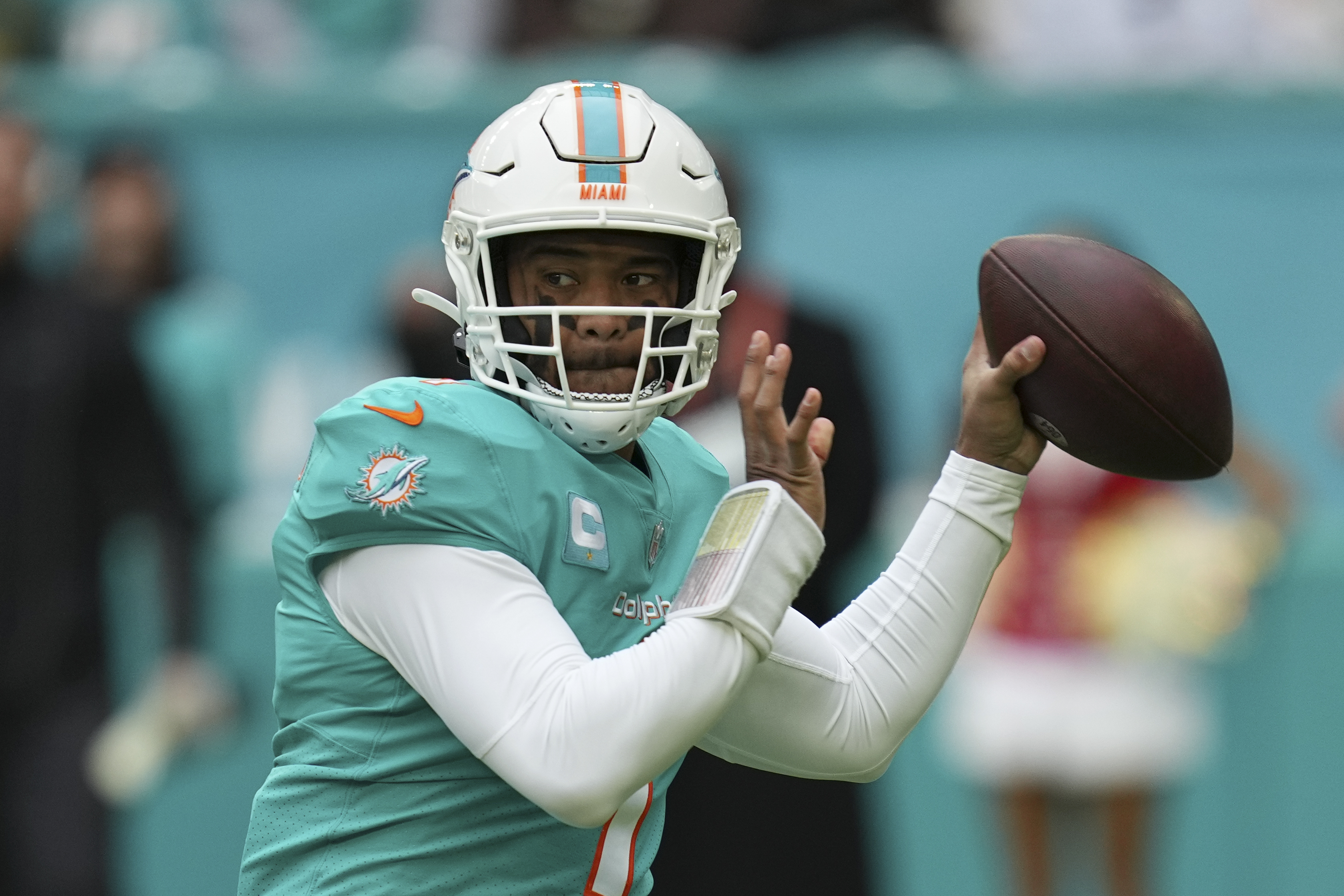 Dolphins QB Tua Tagovailoa not in concussion protocol