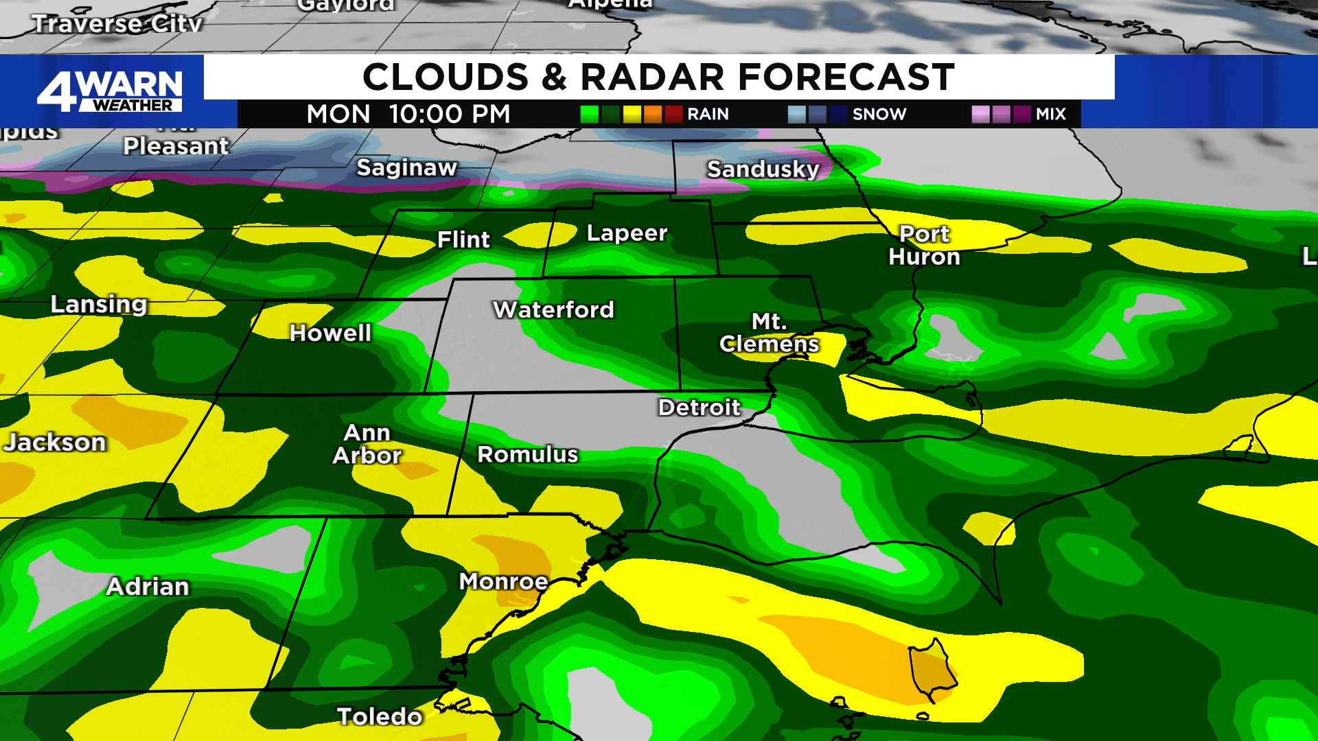 Michigan Weather Radar ClickOnDetroit WDIV Local 4