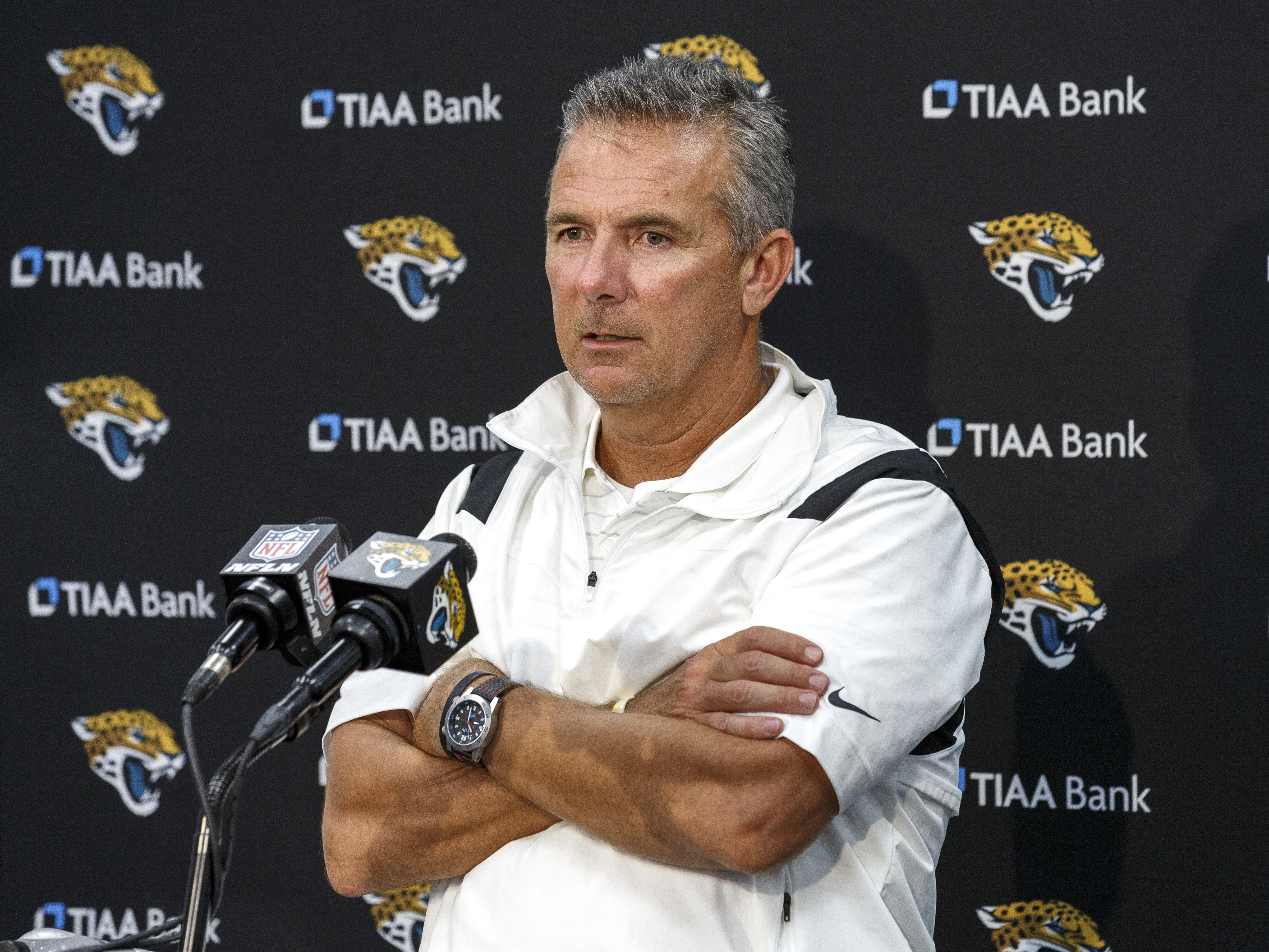 Urban Meyer: Vaccination status influenced Jaguars' roster cuts