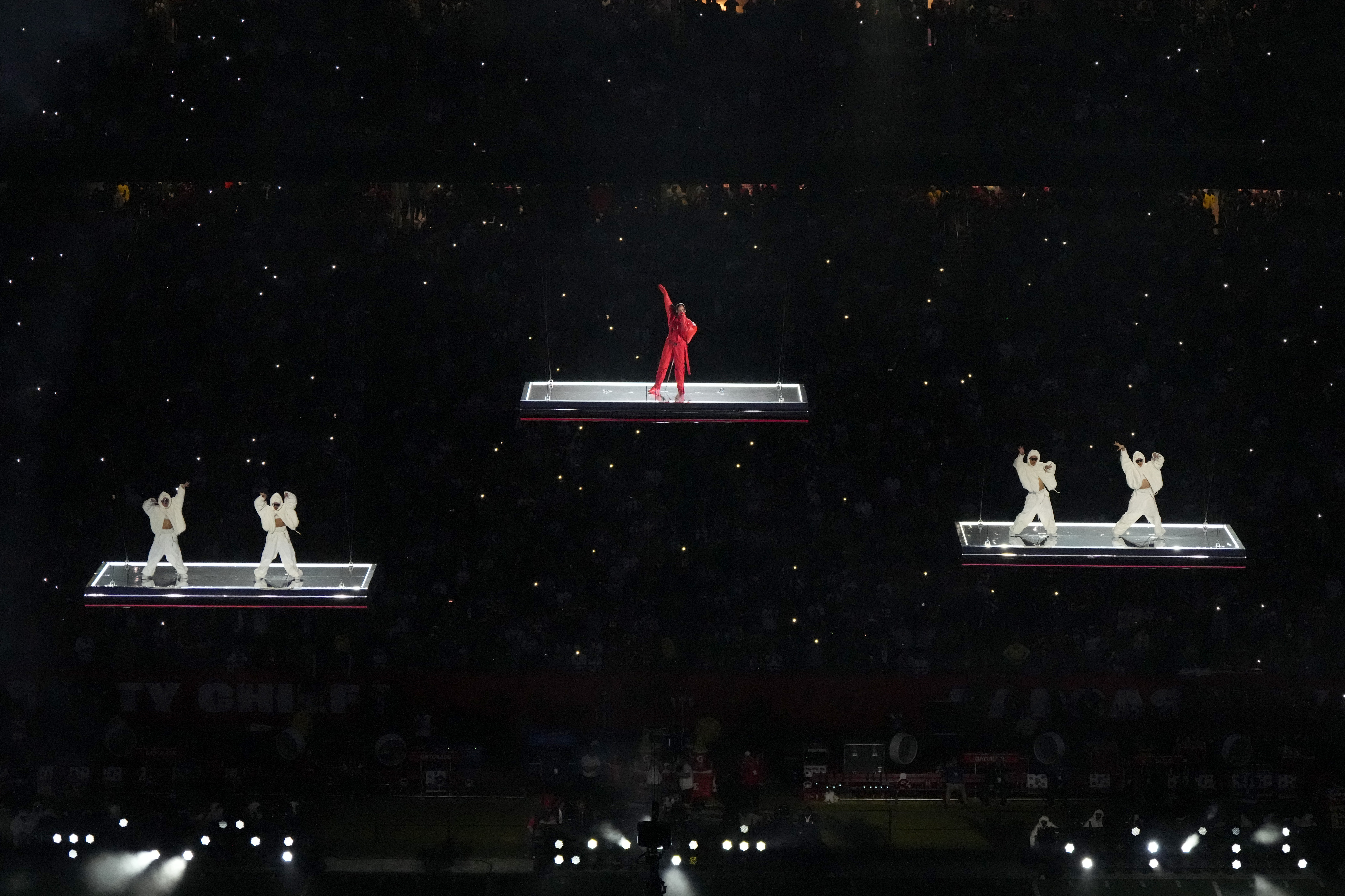 Pregnant Rihanna soars in Super Bowl halftime performance – Twin Cities