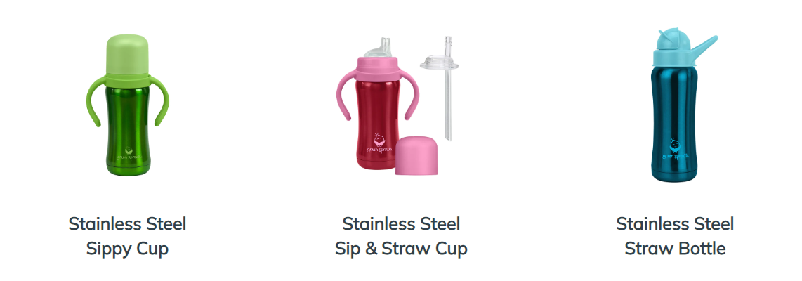 Children's stainless steel cups sold by , Whole Foods
