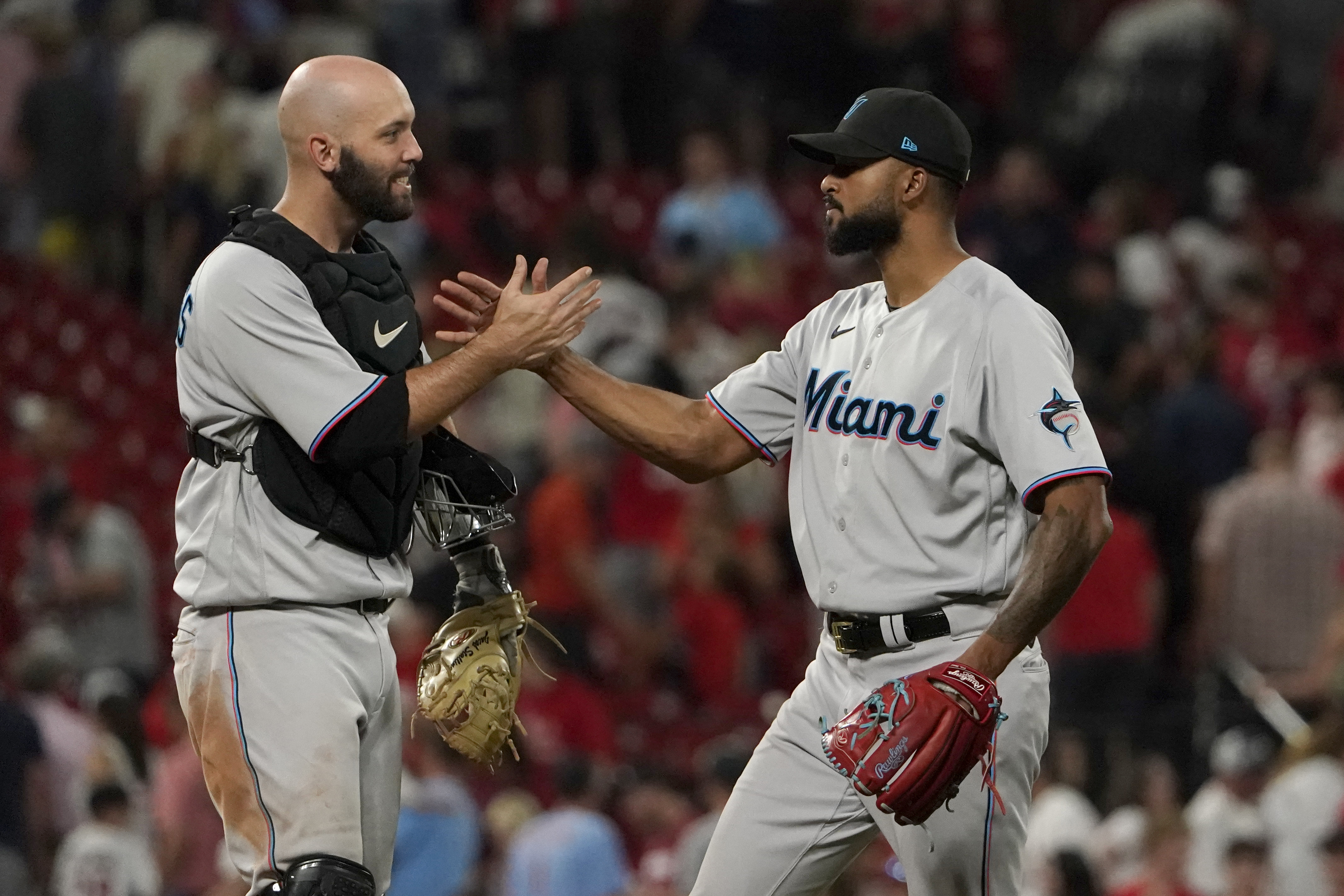 Pitcher John Smoltz of the St. Louis Cardinals delivers a pitch