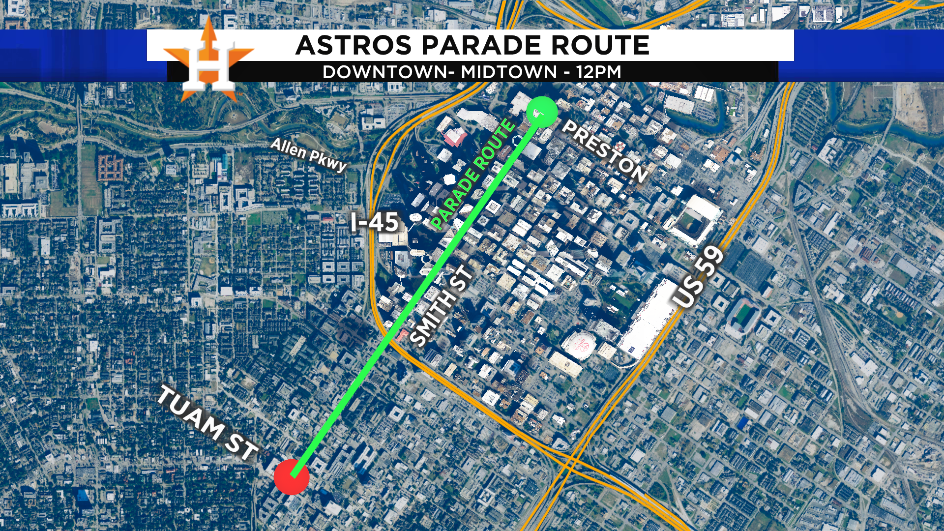 Bring some water to the Astros parade, because it will be rather warm for  November – Space City Weather